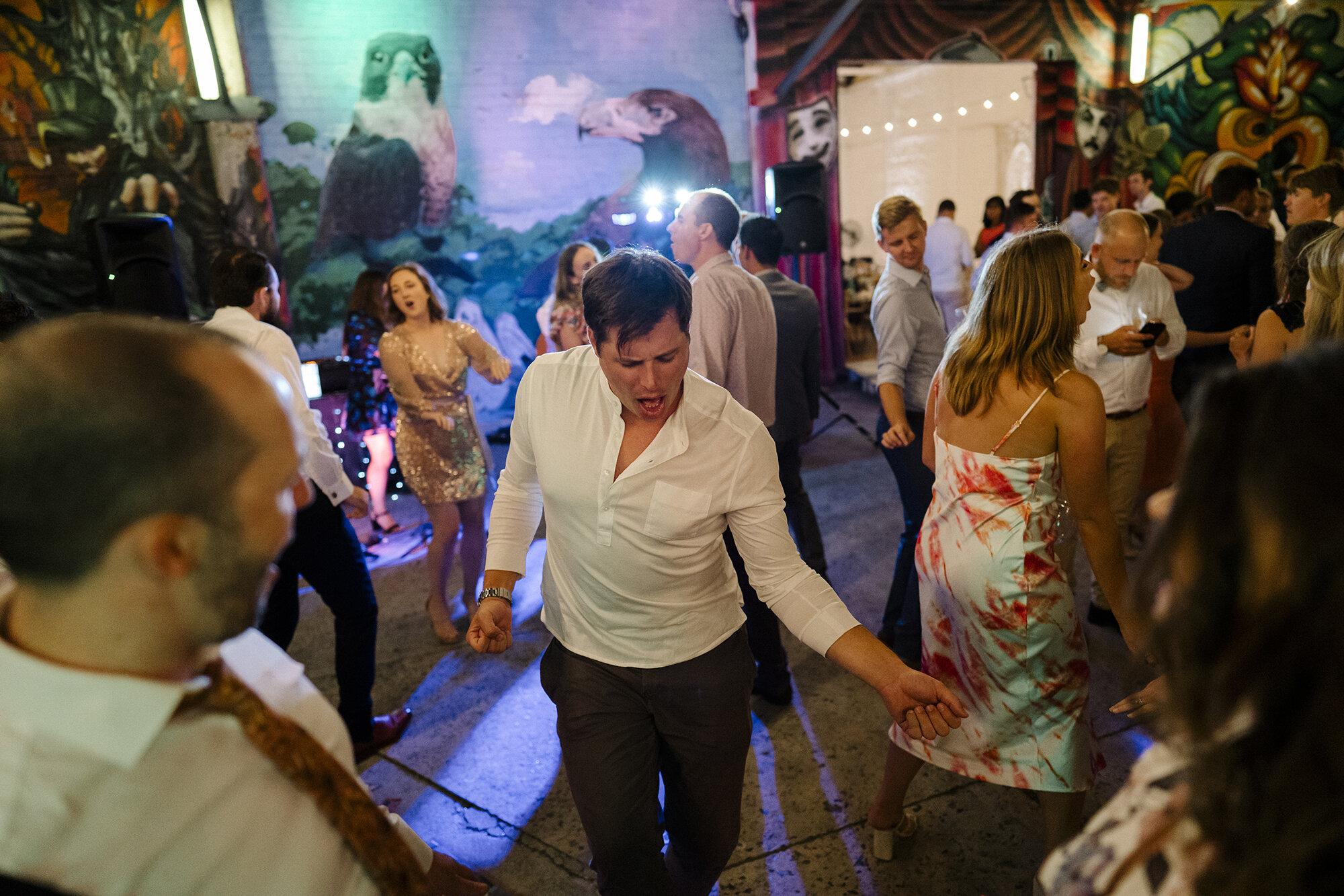 Perth City Farm Wedding | Dancefloor Fun Photo