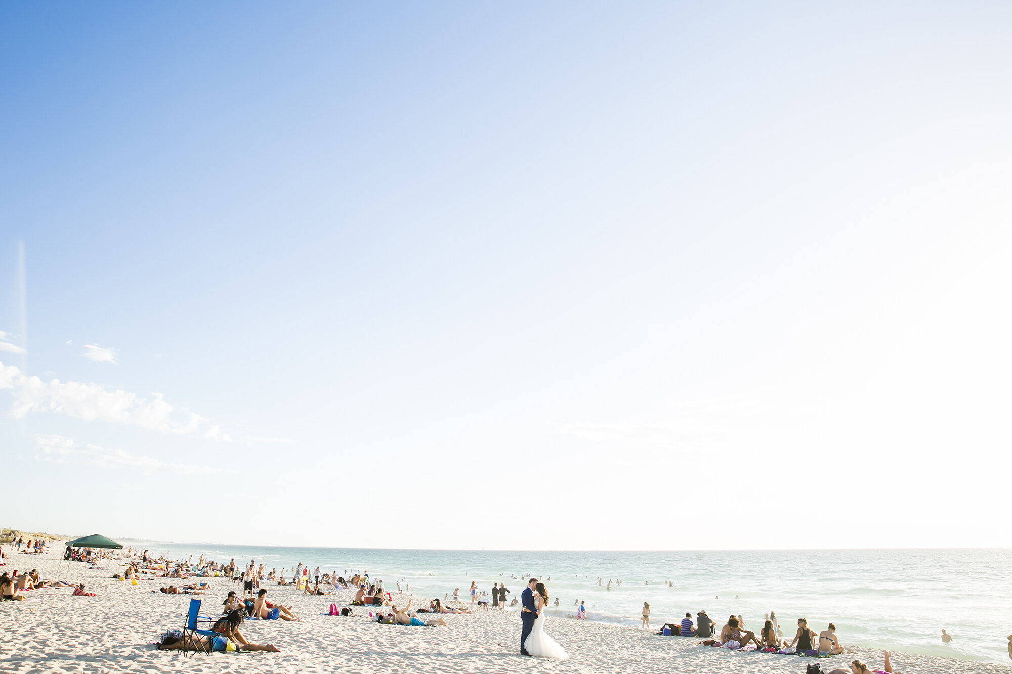 Beach Wedding Perth | Summer Wedding Photos at Beach