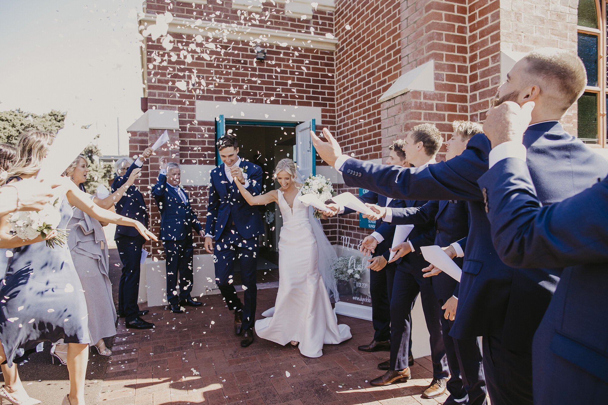 Confetti Exit from Church Busselton