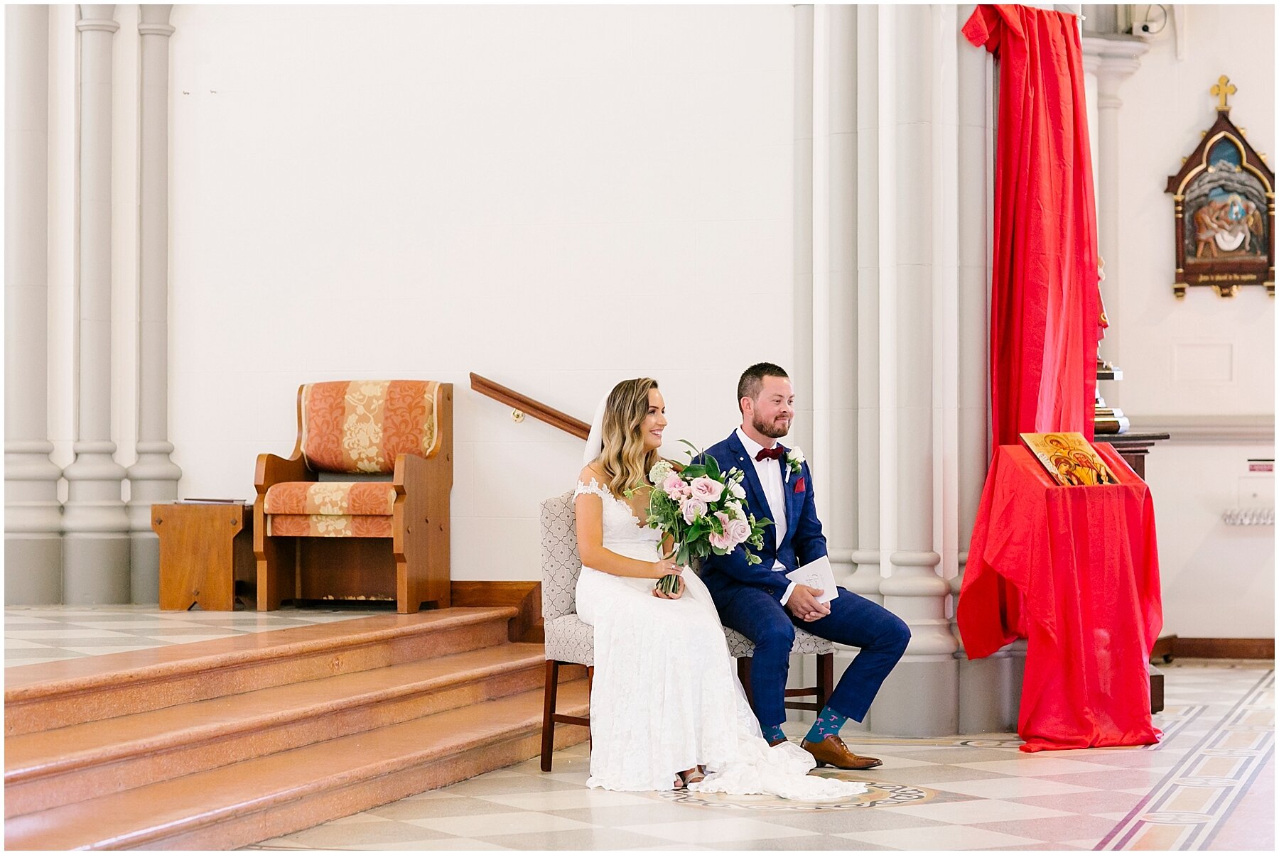 Bride and groom at ceremony | Perth