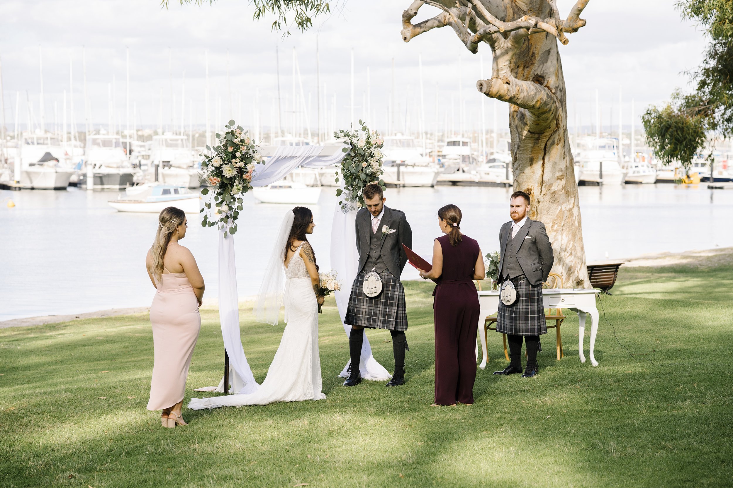 Micro Wedding at Matilda Bay Foreshore