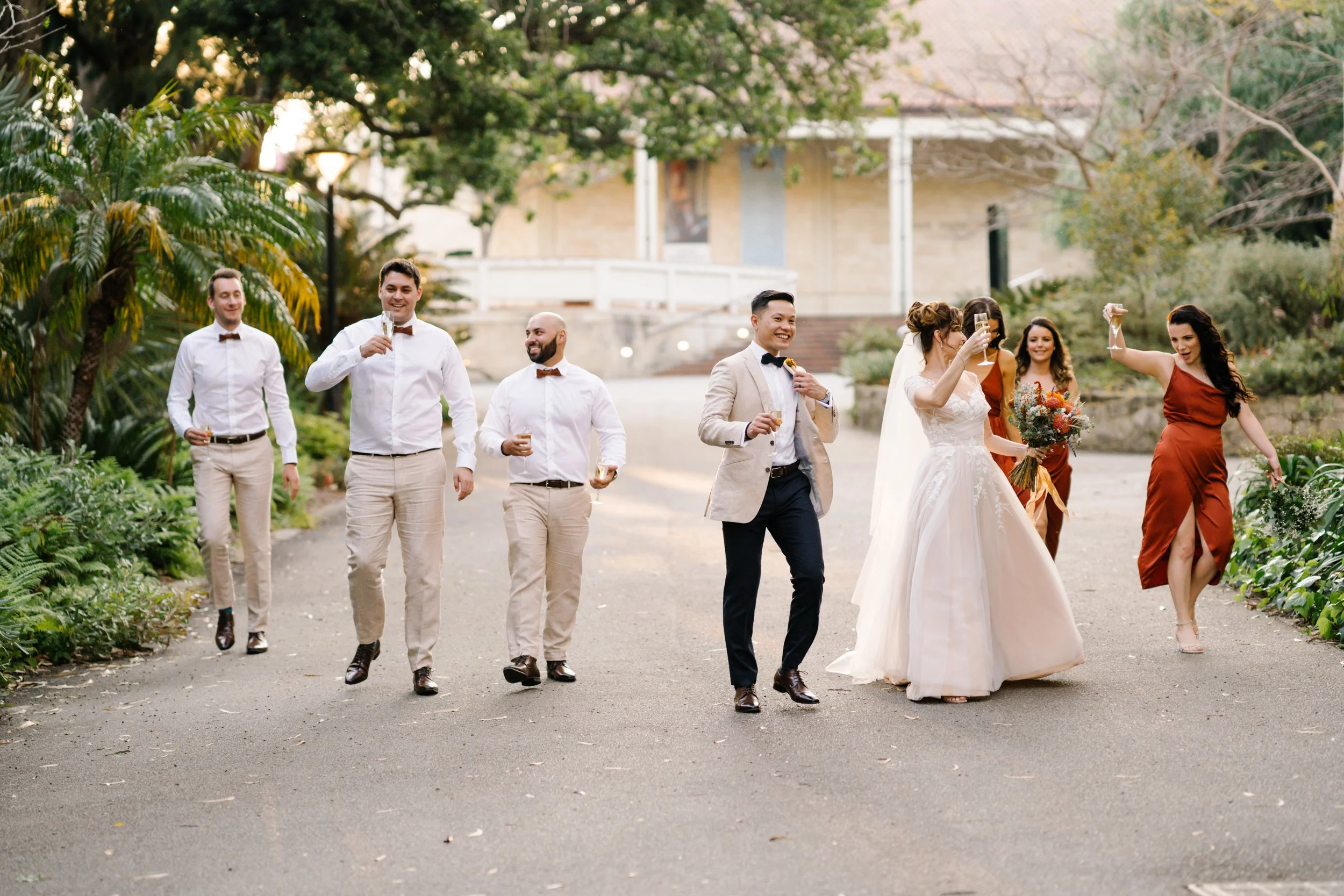 UWA wedding party photo