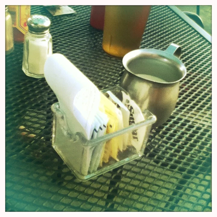 One of the first love letters on that first morning at Alta, 2012.