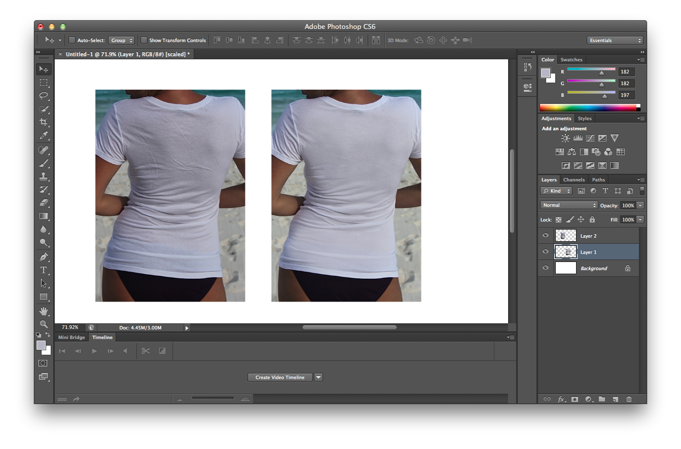 Here's us laying it out there for you, just a 'clean' as promised!