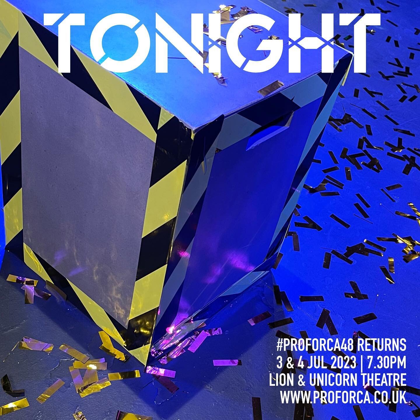 Last Bank Holiday we made a whole show in 48 hours and tonight it&rsquo;s back for two final performances. 

Catch #Proforca48, our sea-shantying, bobbly-dazzling race against time when it lands tonight and tomorrow at 7.30 @LandUTheatre.

🎟️ https: