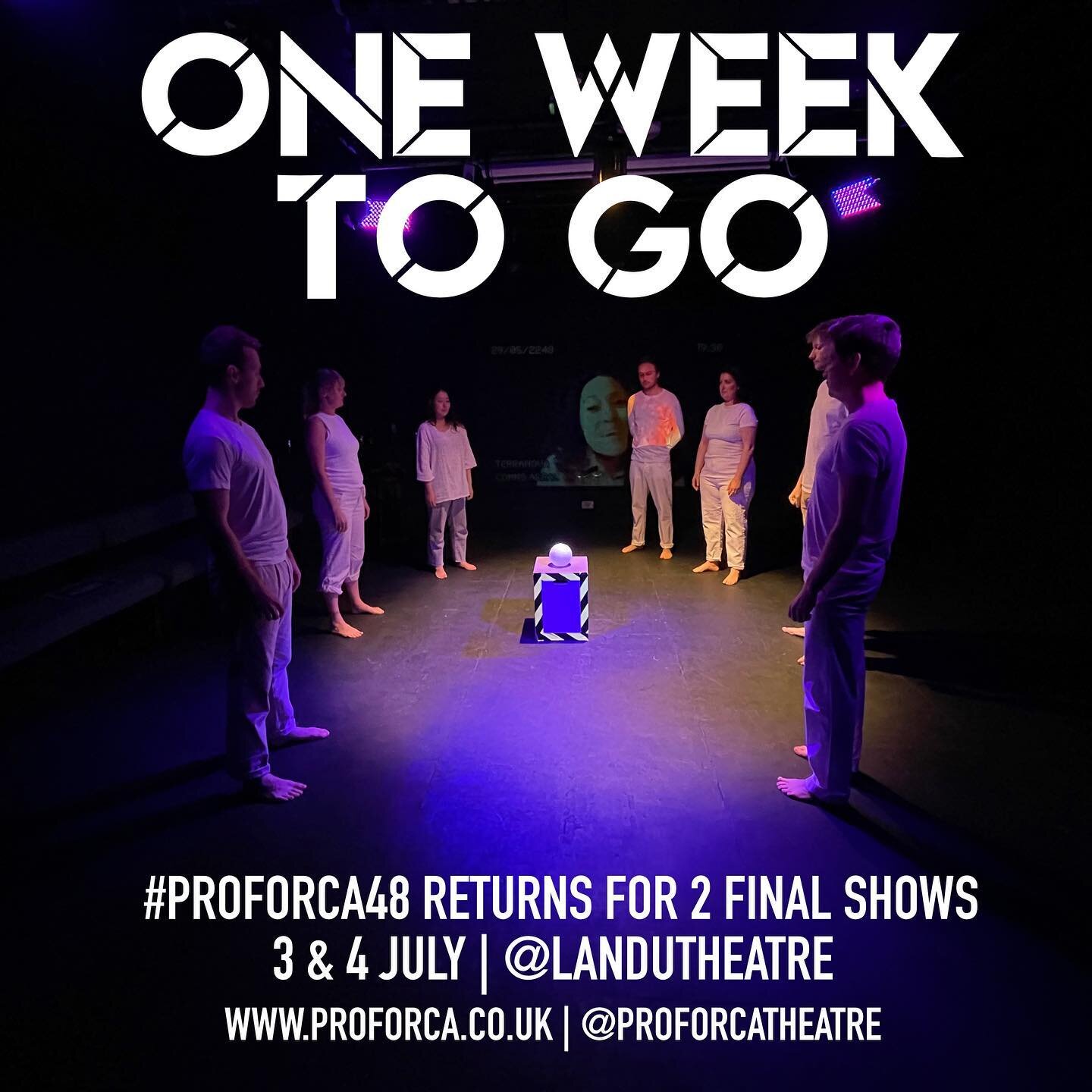 🔮 ONE WEEK TO GO. We had such a blast making #Proforca48 we&rsquo;re back to do it all over again. Catch our swashbuckling, sea shantying, Bobby Dazzling romp through time and space to find the world&rsquo;s most important person next week for two f