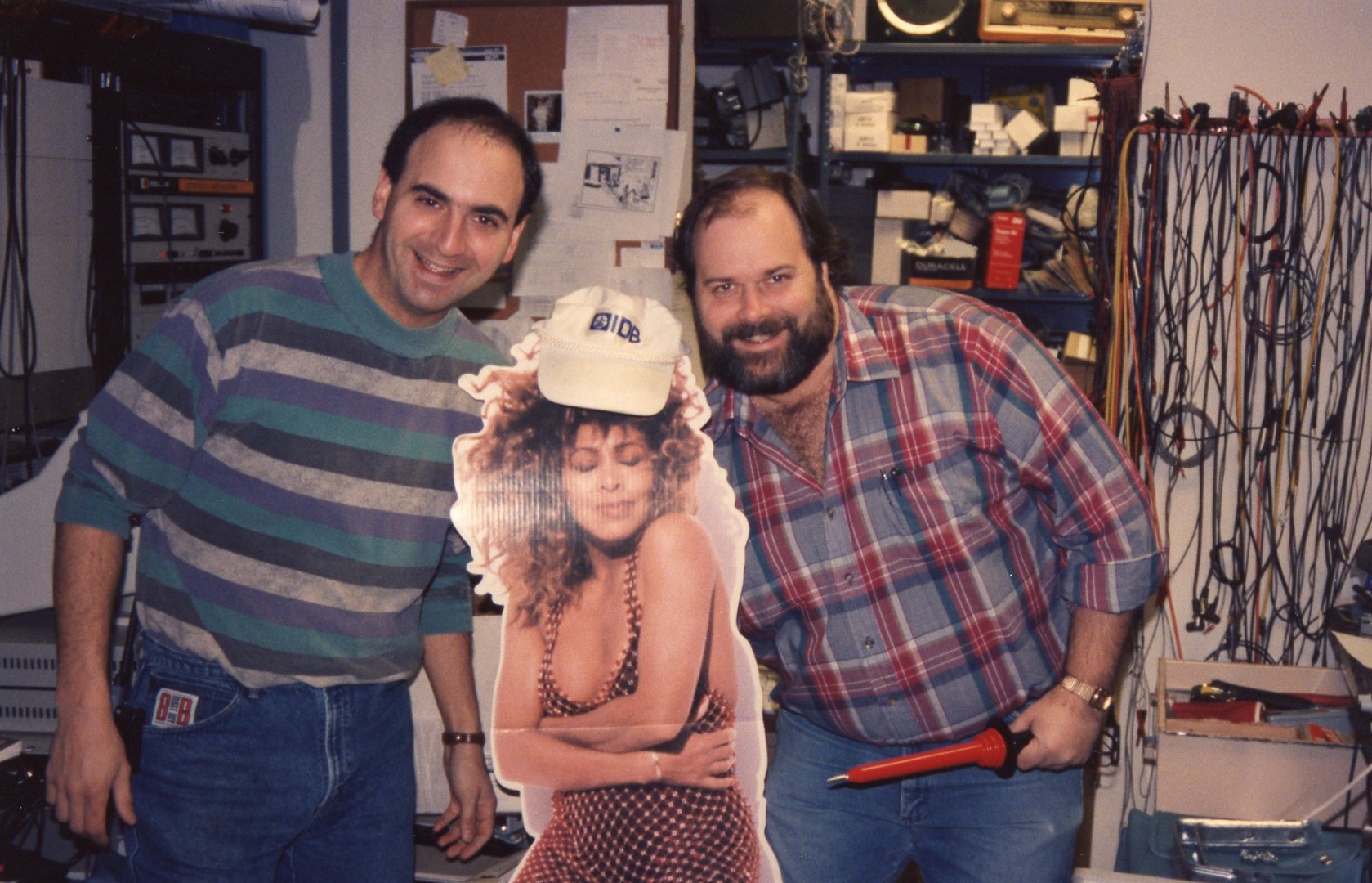 Tina Turner and WCXR engineers