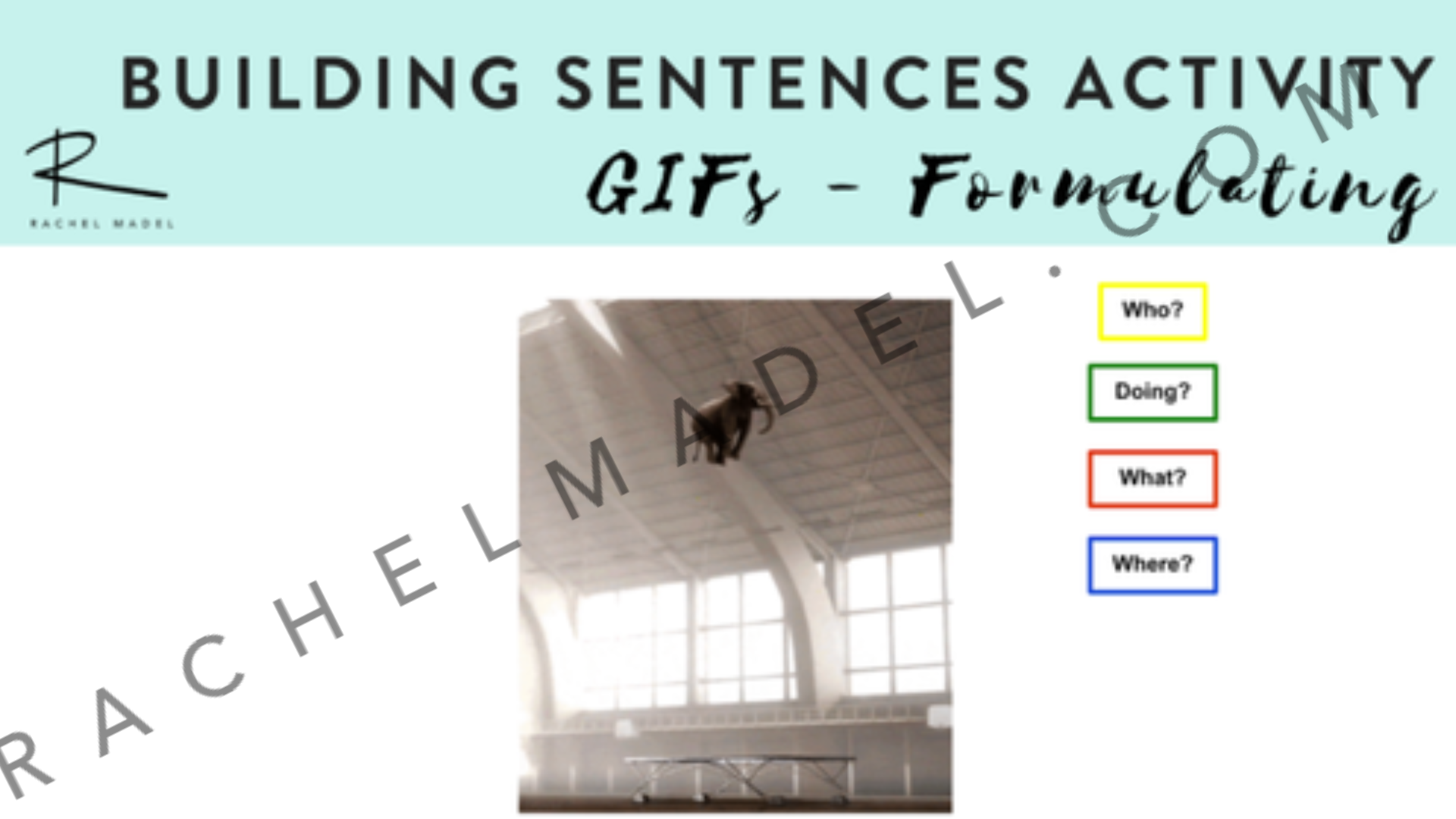 Formulating Sentences with GIFs — Rachel Madel Speech Therapy Inc.