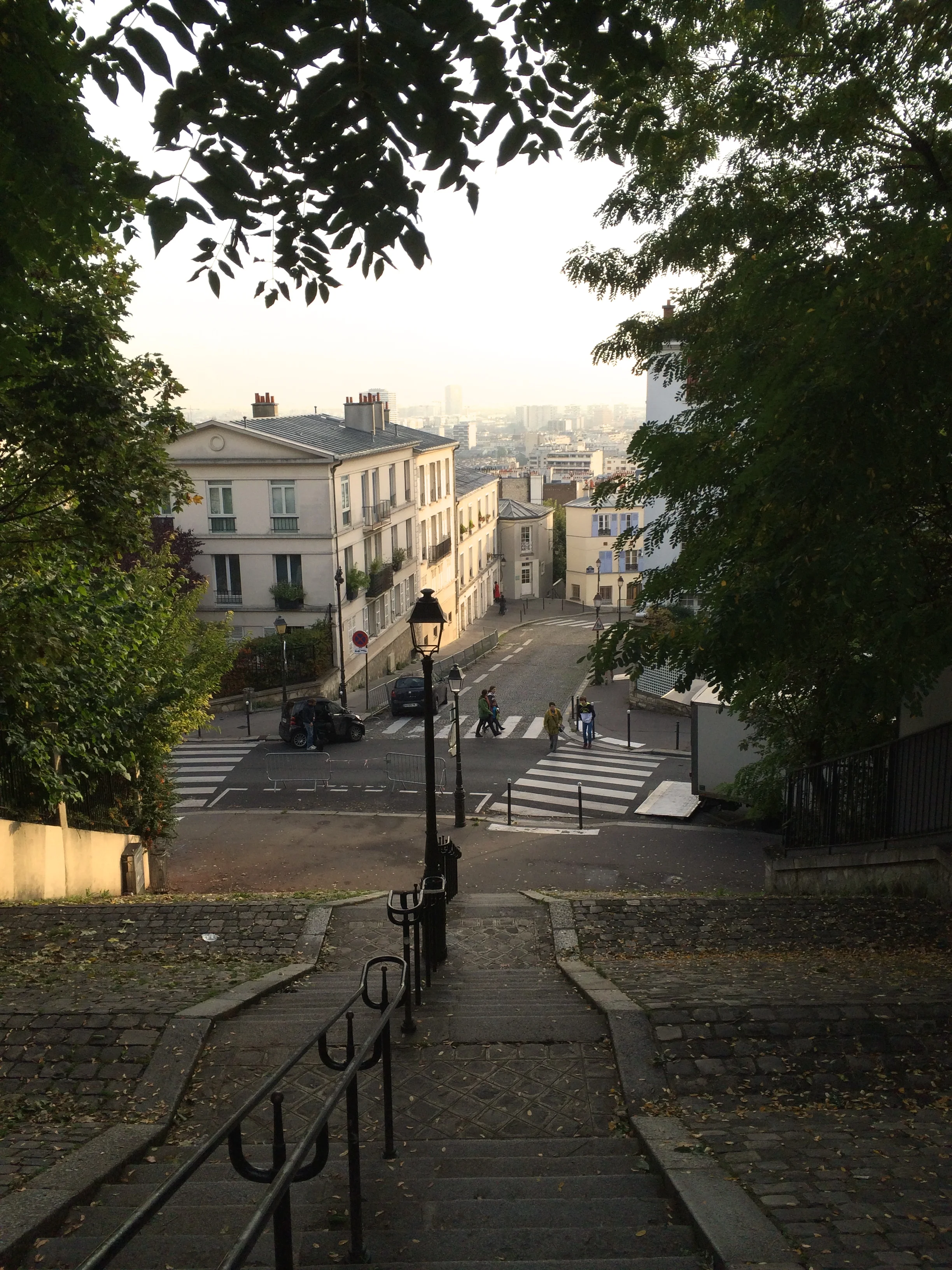 Just below Le Sacre Coeur