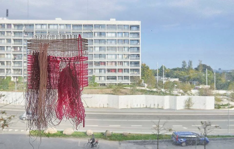 Udsigt fra "Effektiv Spild af Tid" lejligheden