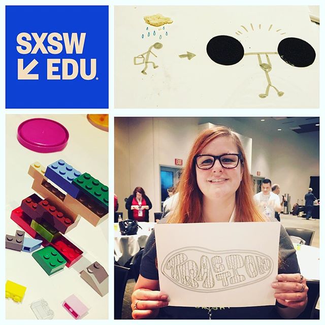 We&rsquo;re out here @sxswedu learning from the industry&rsquo;s best! 🎓 
#rigorouswhimsy #intentionthebook @amyburvall @wickeddecent #intentionoreo