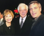 Nina, Nick and George Clooney