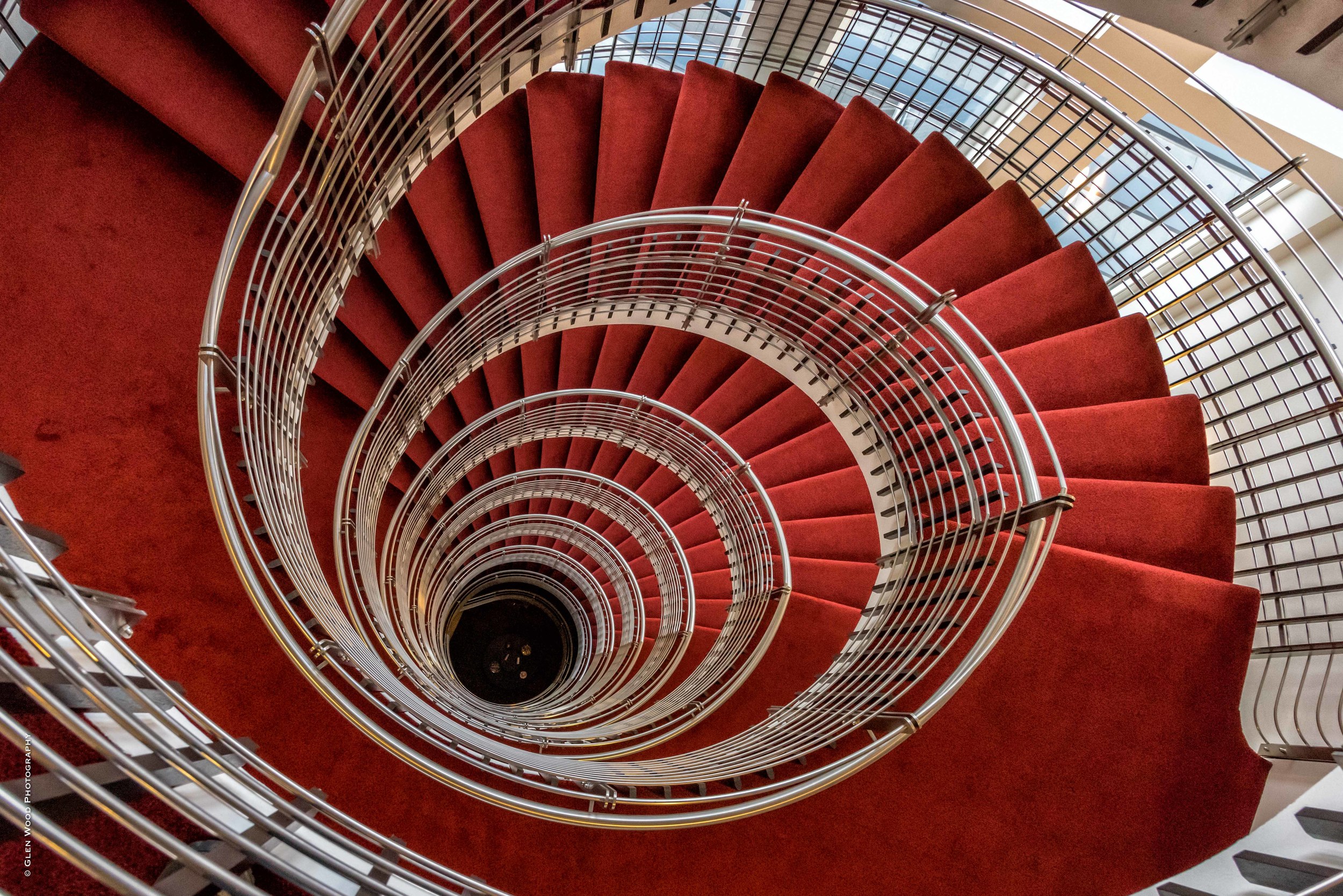 Hilton Stairs in Reykjavik