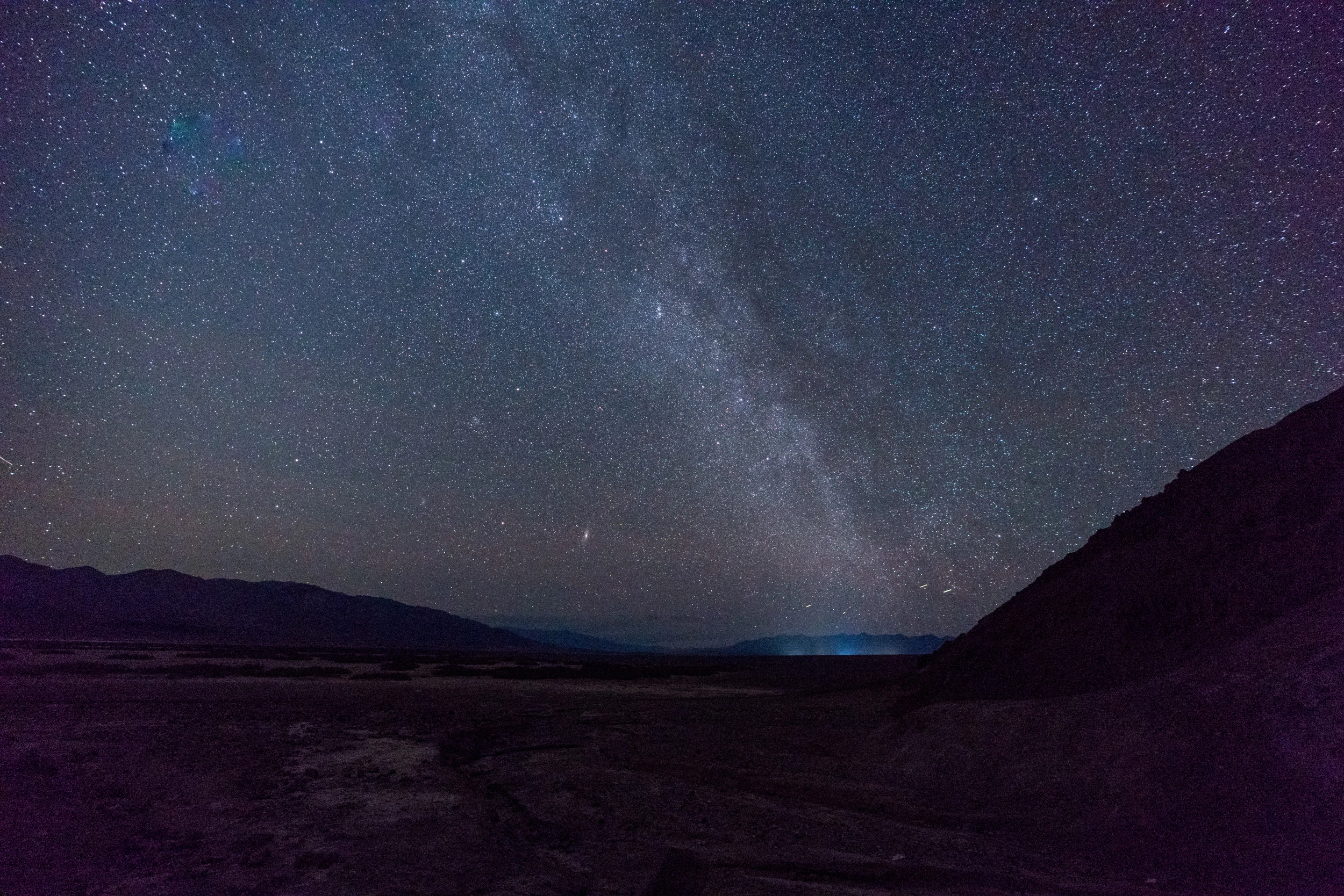 Northern Lights over Furnace Creek