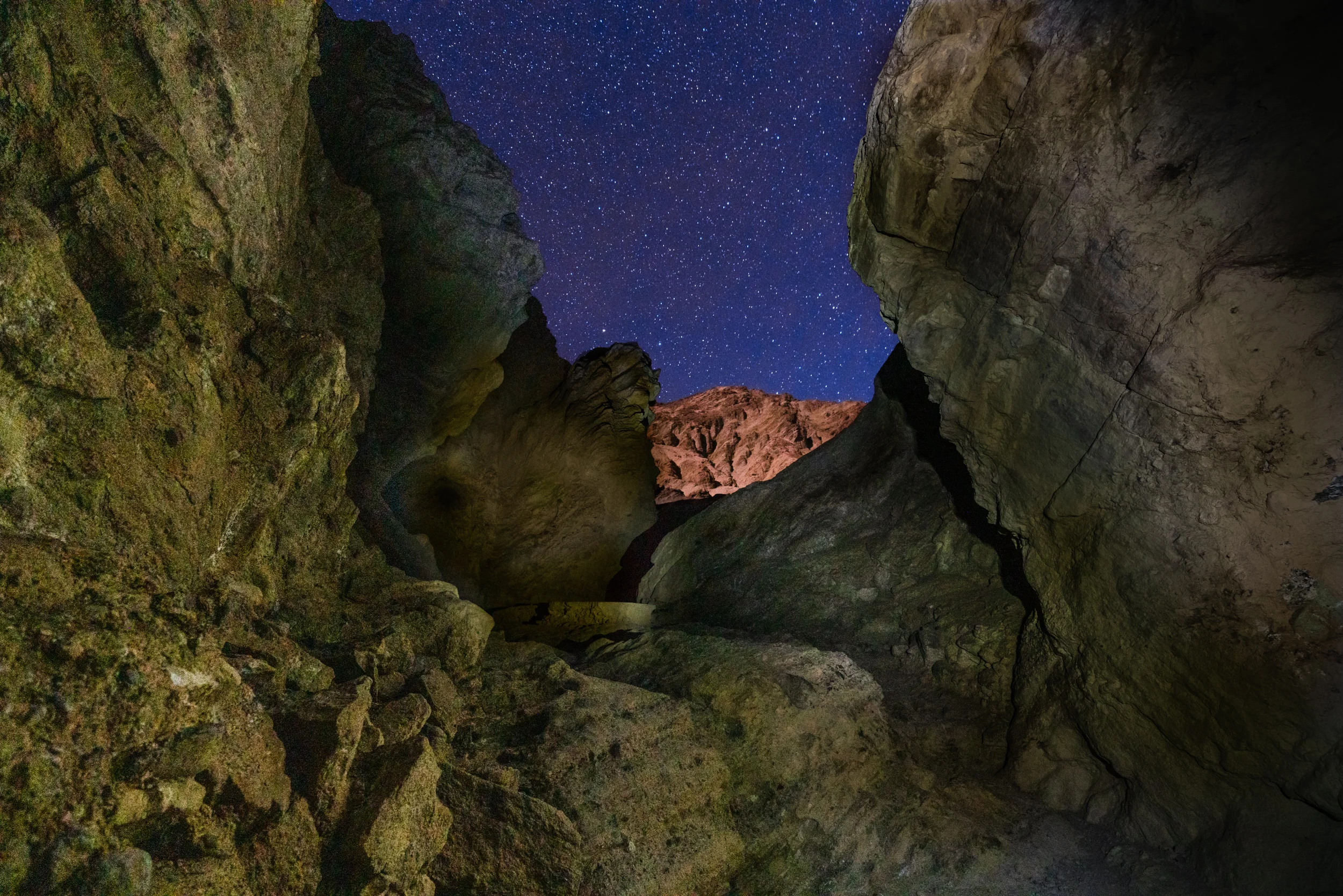 Golden Canyon Trail by starlight