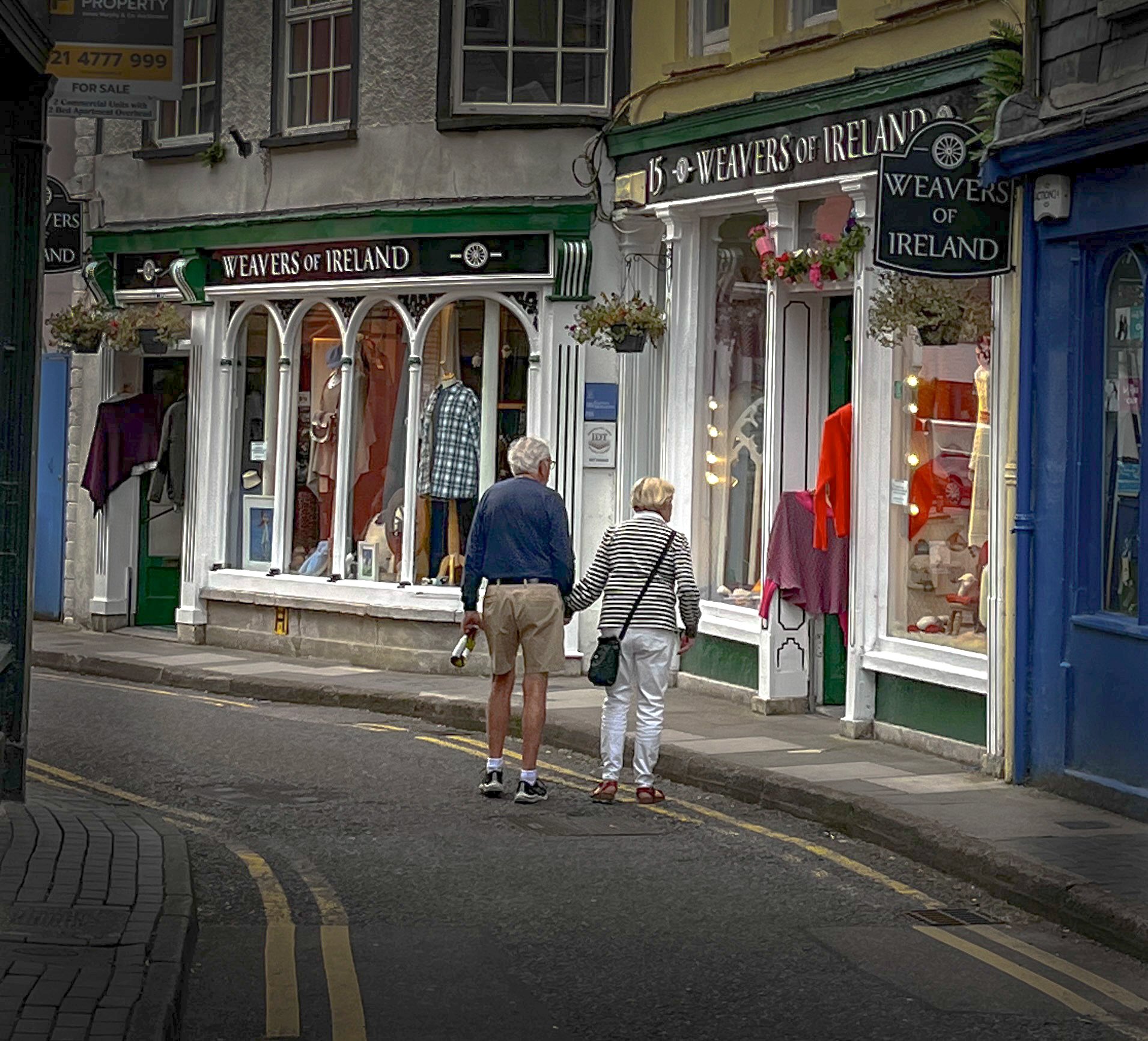 Cutest couple walking the street of Kinsale - #LifeGoals