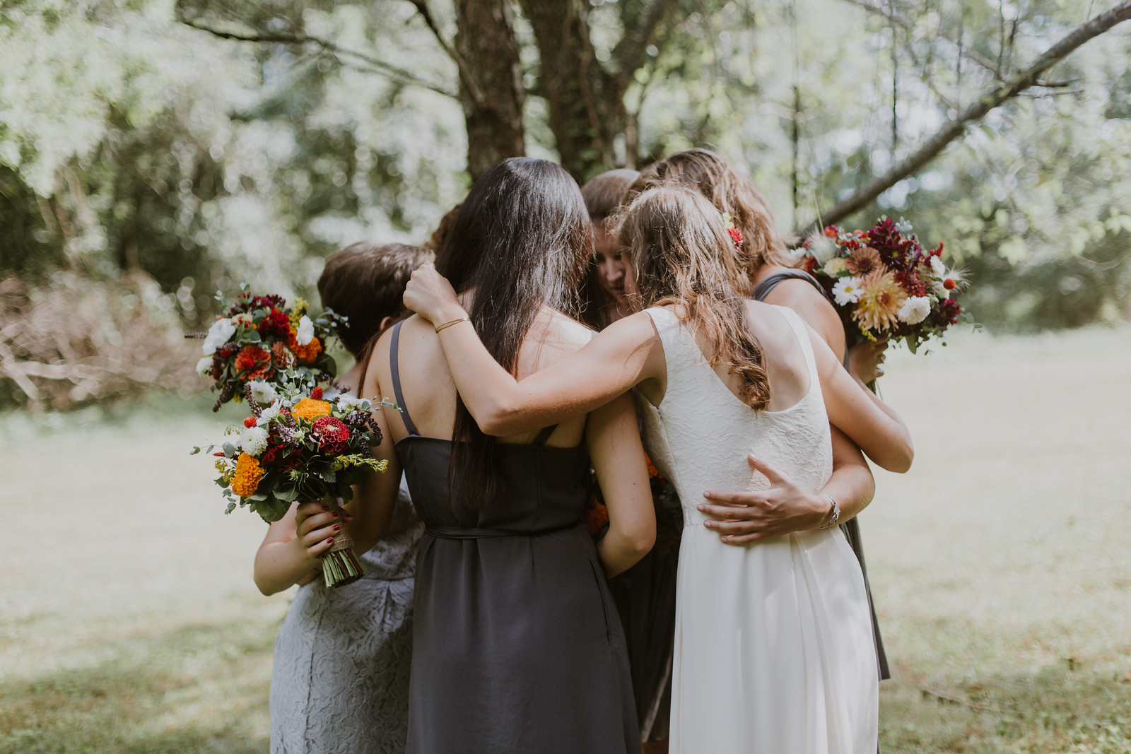 Bridesmaid bouquets