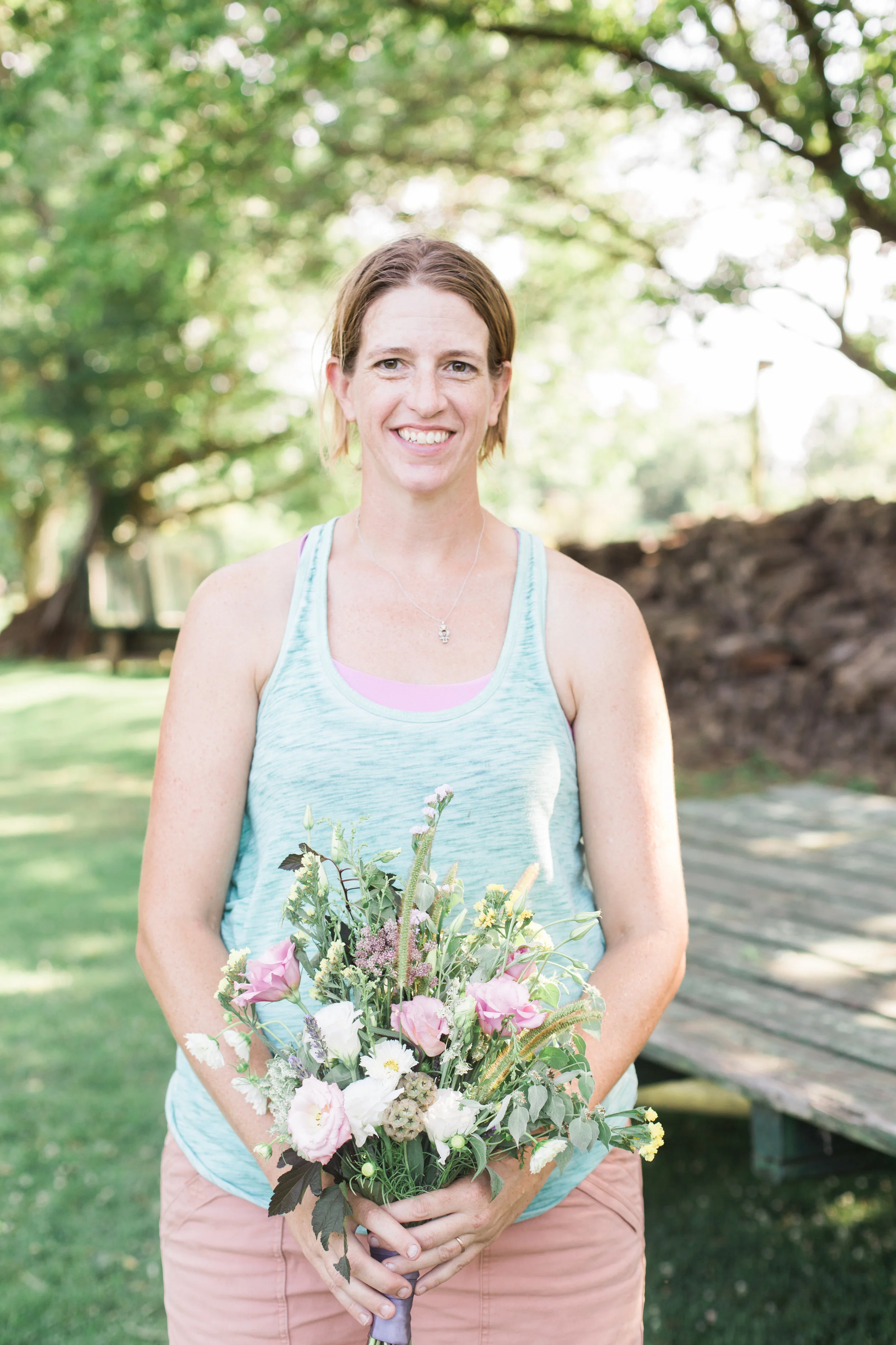 This was Cassie Plummer of Jig-Bee Farm in Philly's THIRD Blooms and Bouquets! It's always so great to see her. 