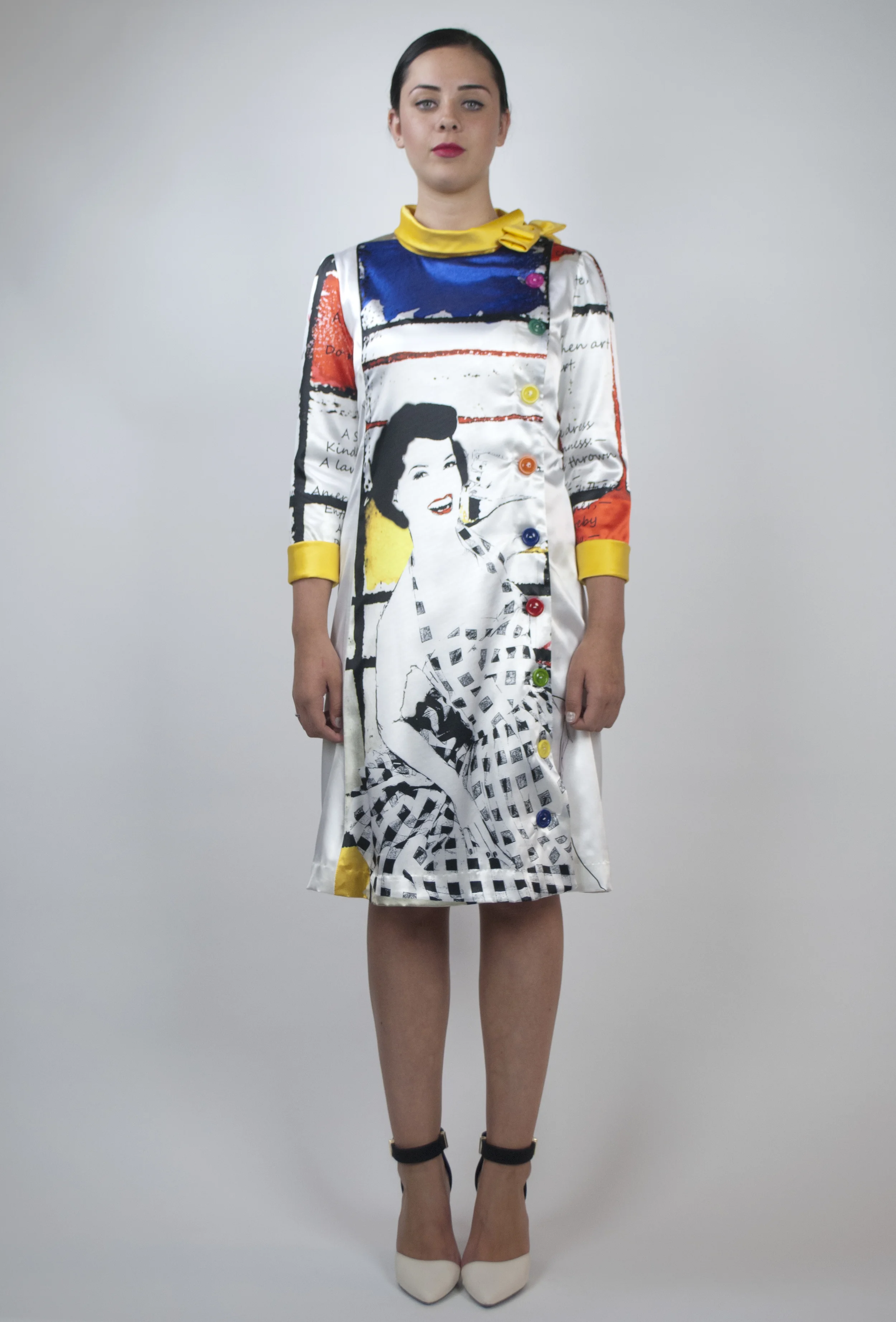 Mondrian Coat Dress