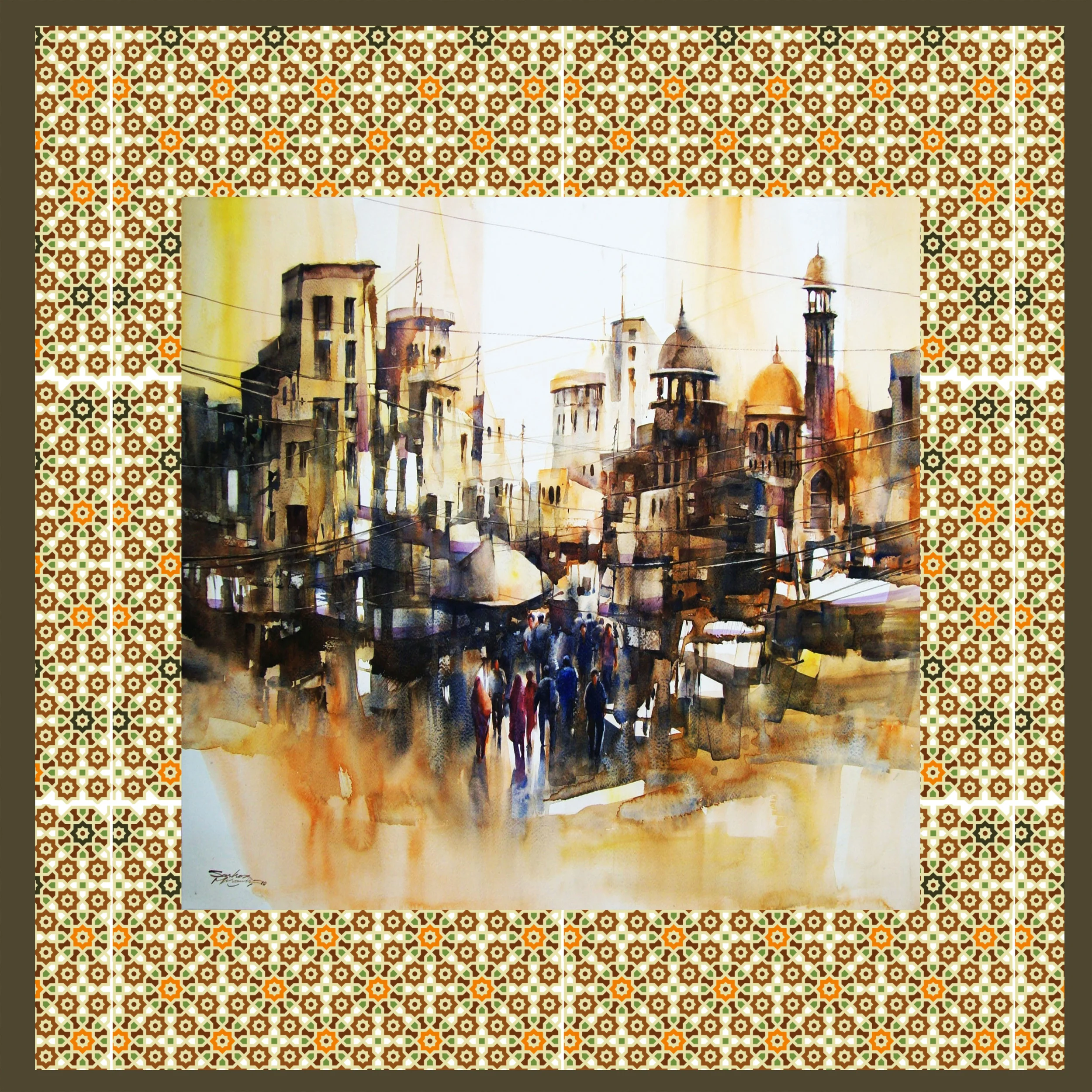 Silk Scarf - The City and the City