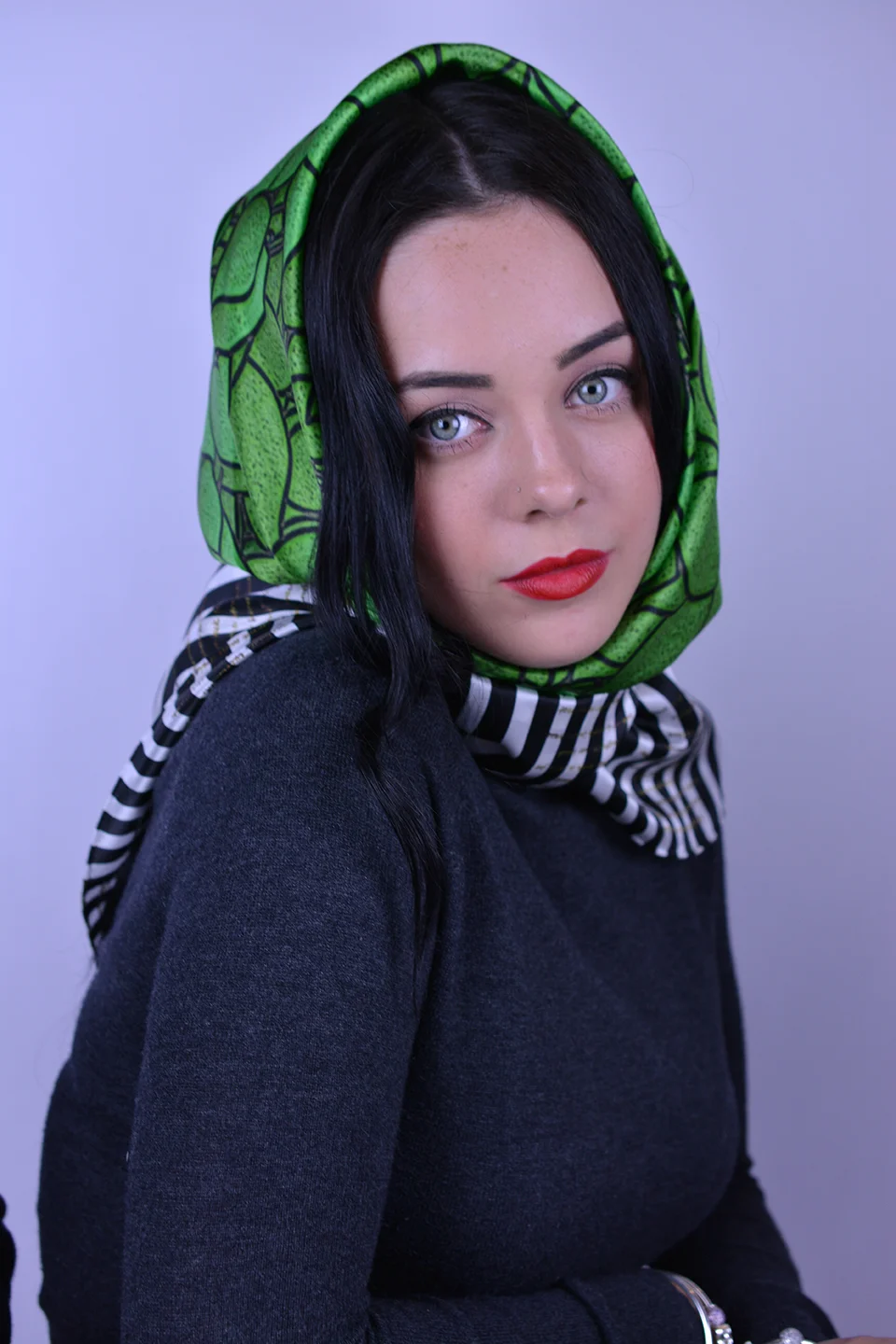 Silk Scarf - Magic of the Stripe