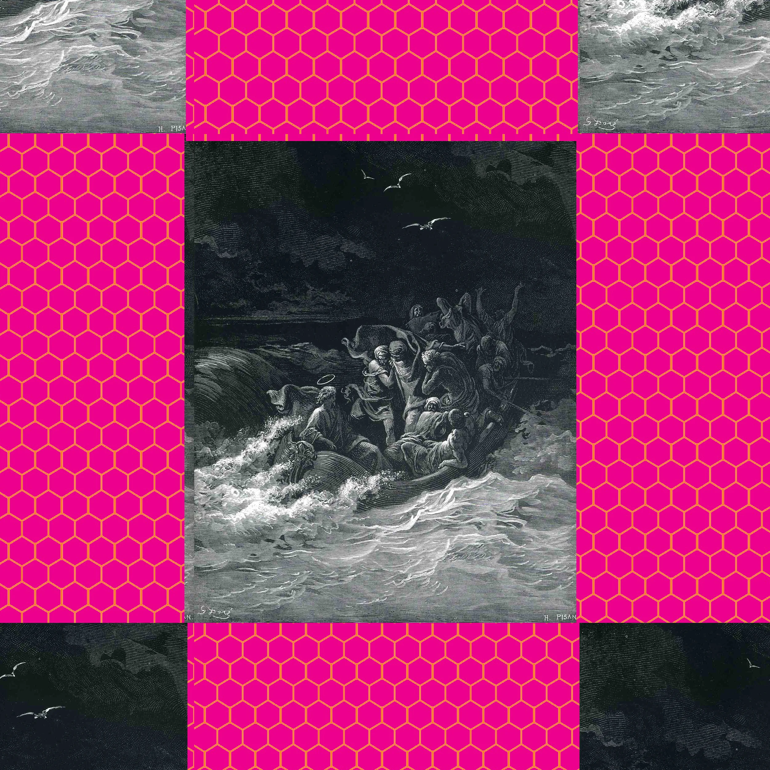 Silk Scarf - The Bible of Doré 