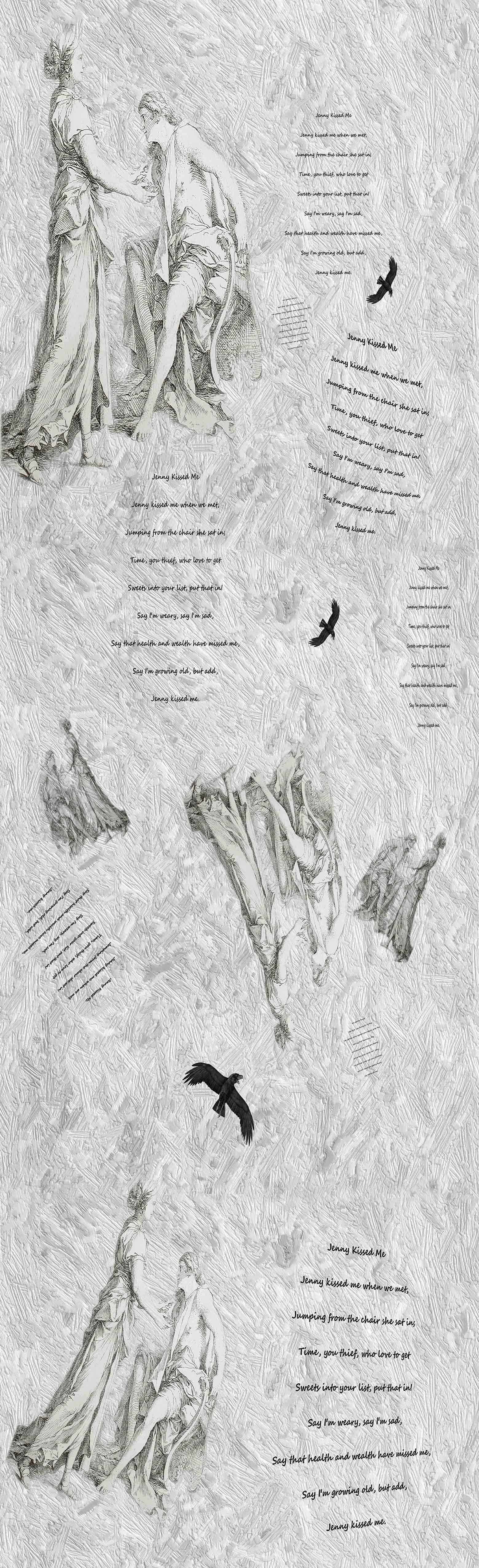 Silk Scarf - Jenny Kissed Me