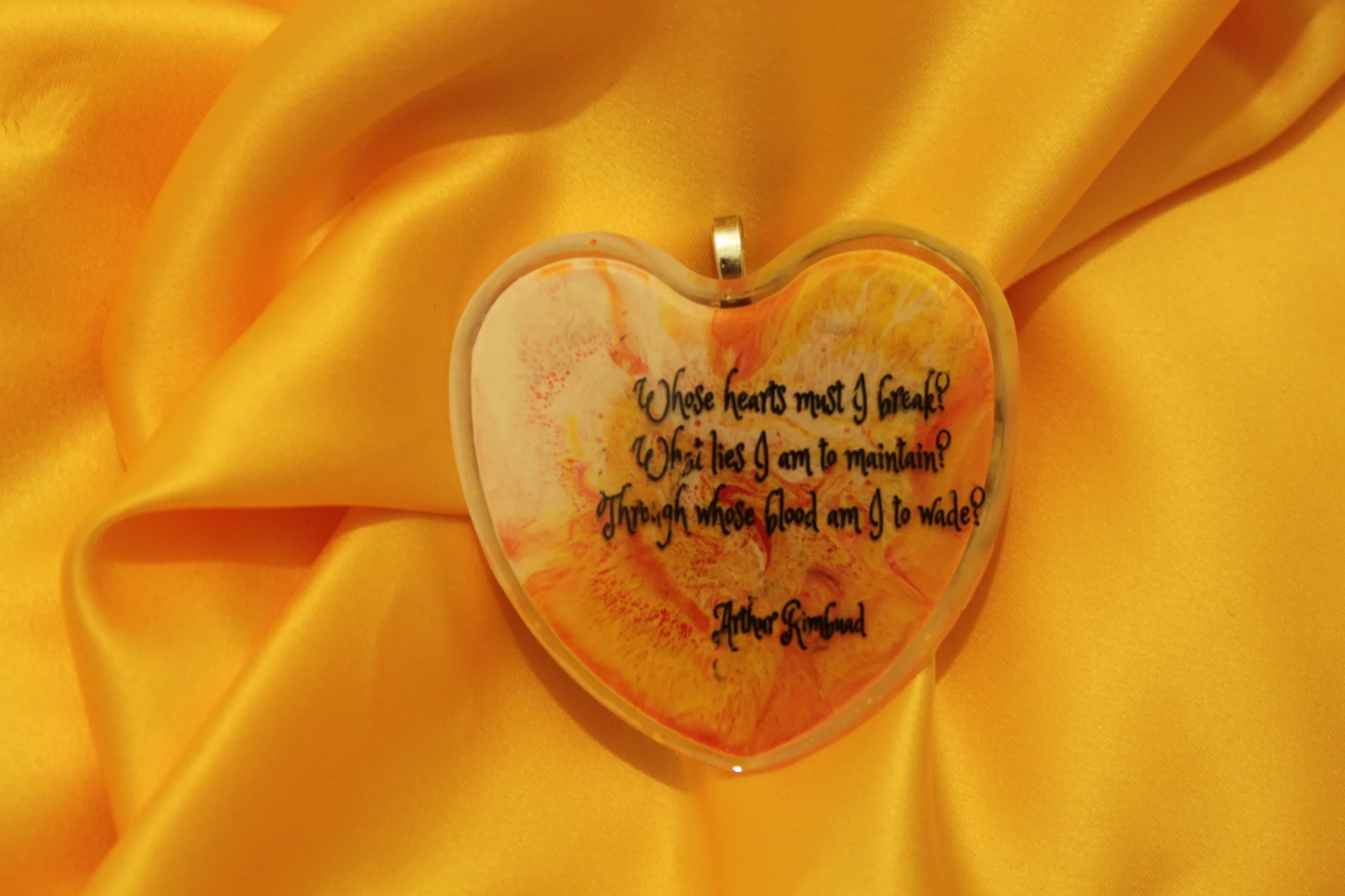 Une Saison en Enfer Heart Pendant