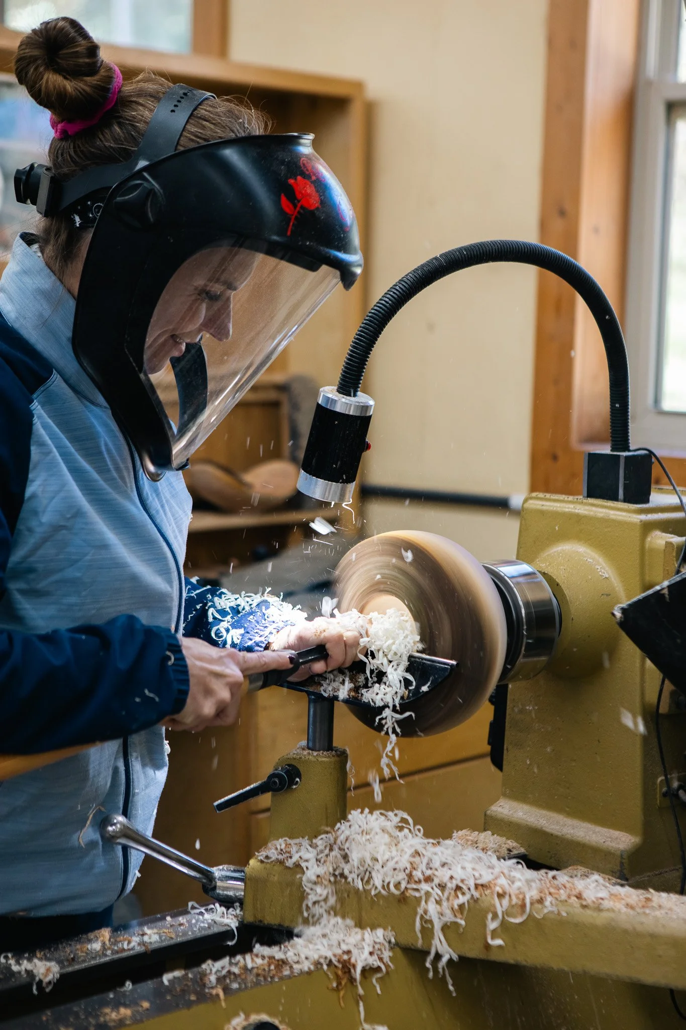 Let the shavings fly.JPG