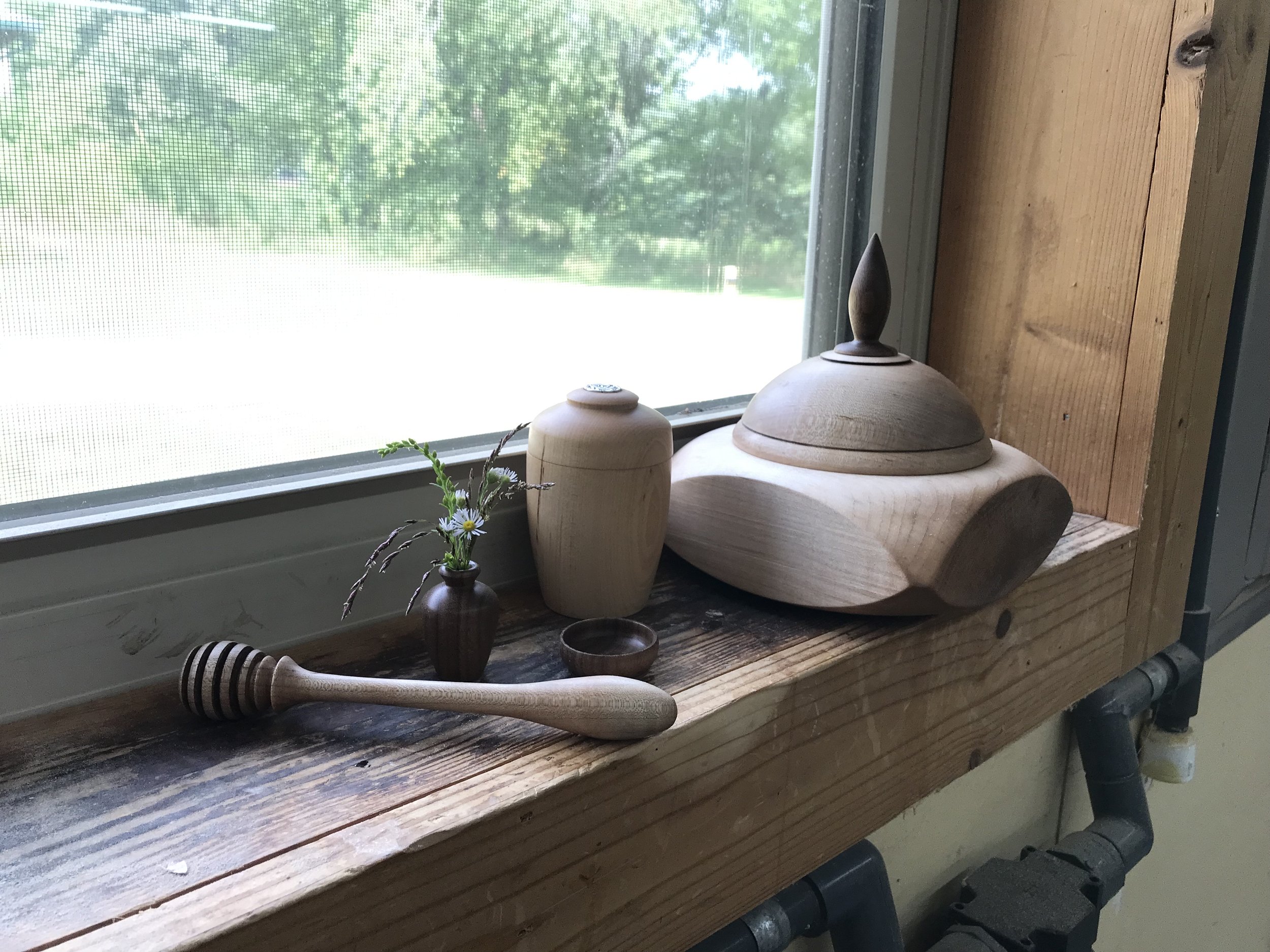 A small collection of turnings during my week at the John C Campbell Folkschool.jpeg