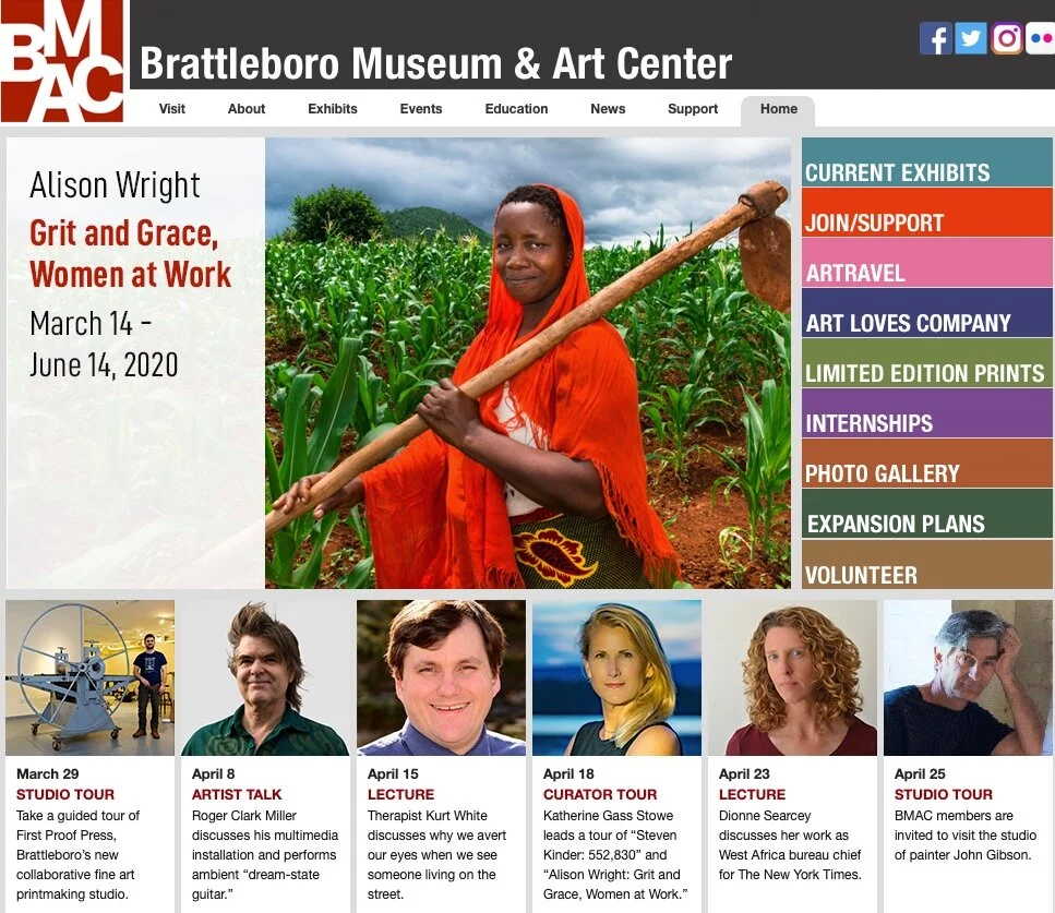 Virtual Curator Tour of Exhibitions at The Brattleboro Museum, Vermont 