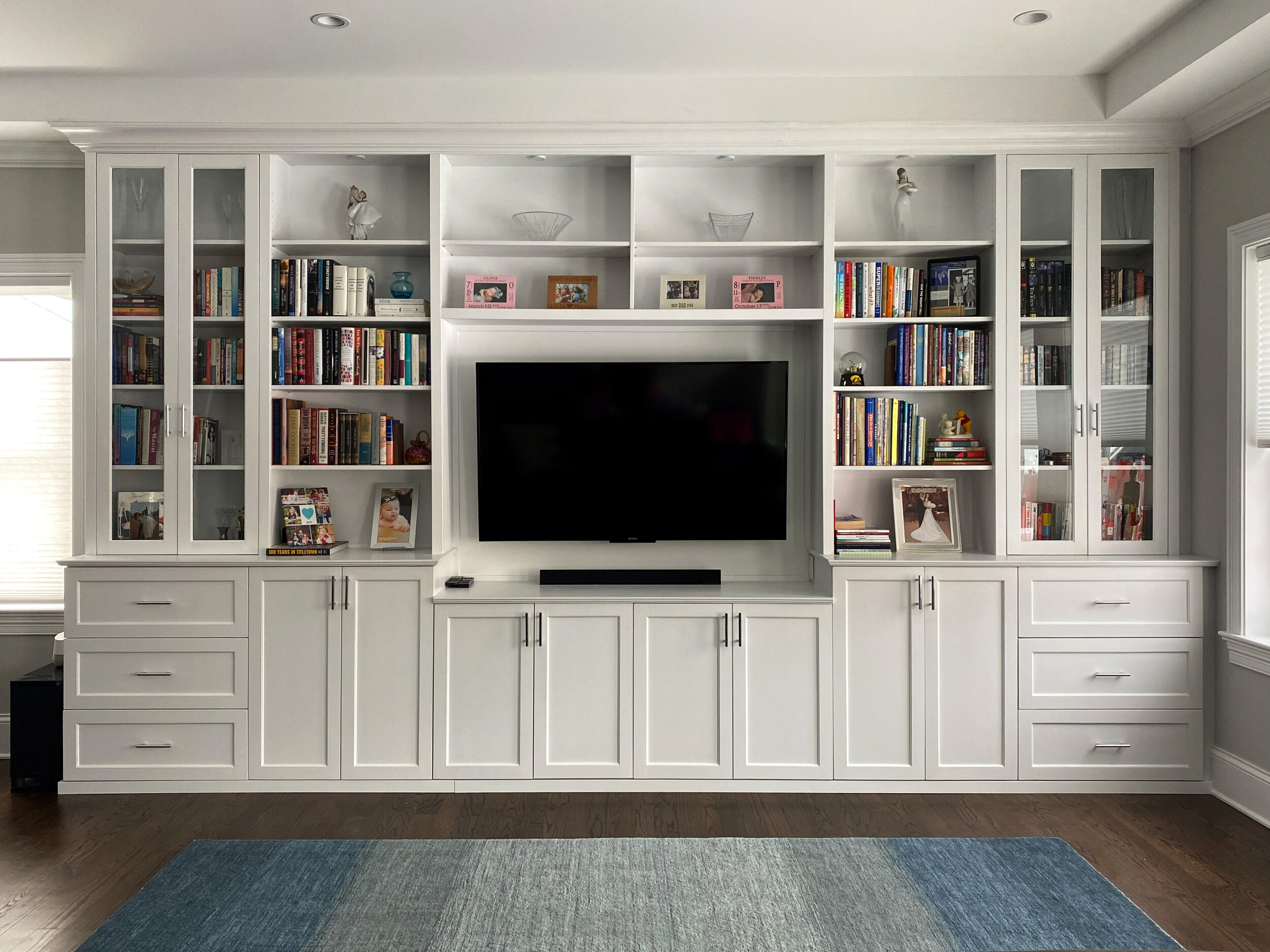 Custom + Built-In — 57Th Street Bookcase & Cabinet