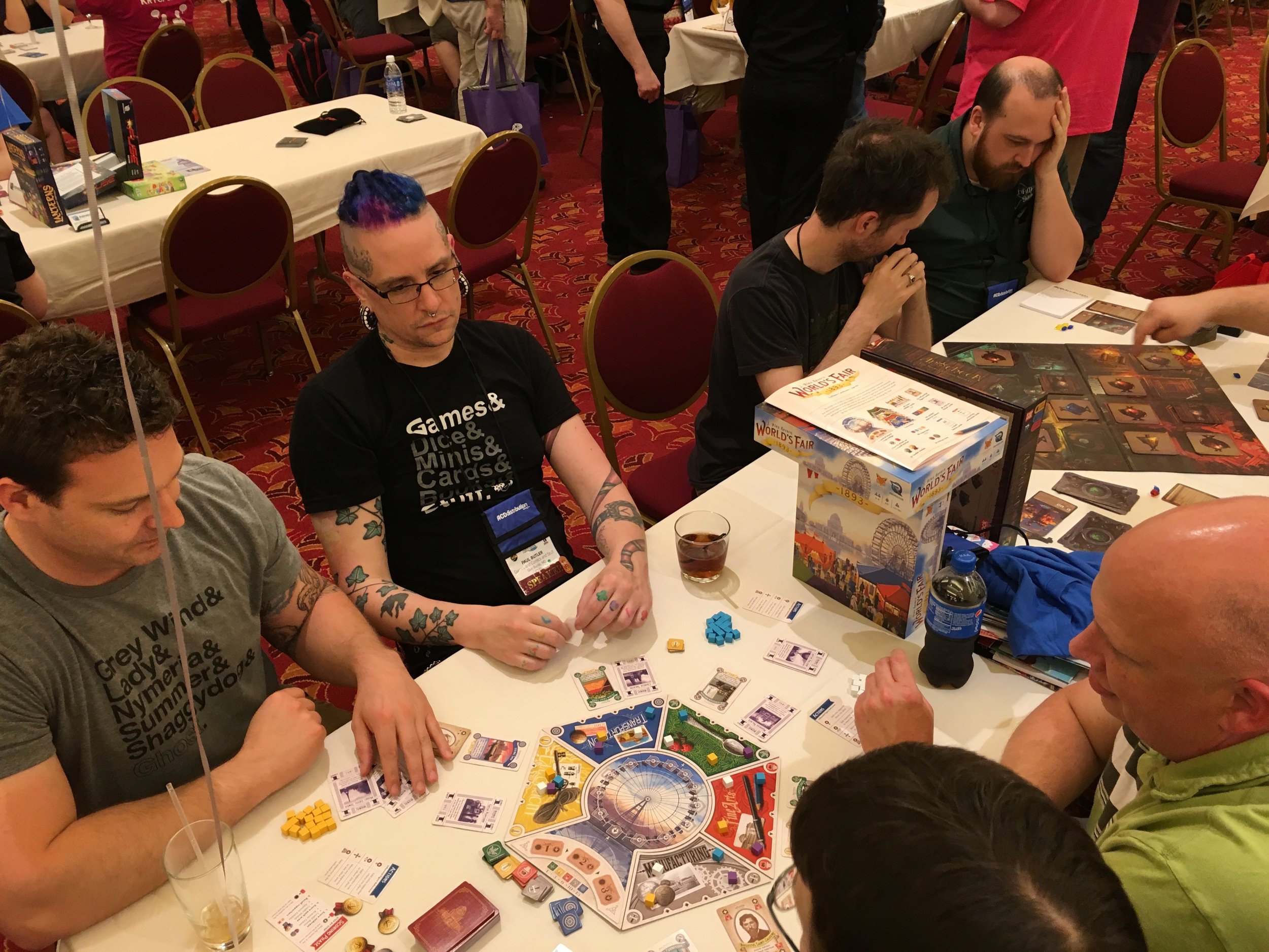 World's Fair 1893 being played at the ACD Games Day.