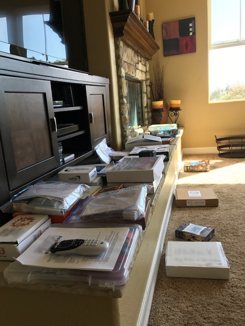 Piles of prototypes ready to be tested during the Renegade Summit!