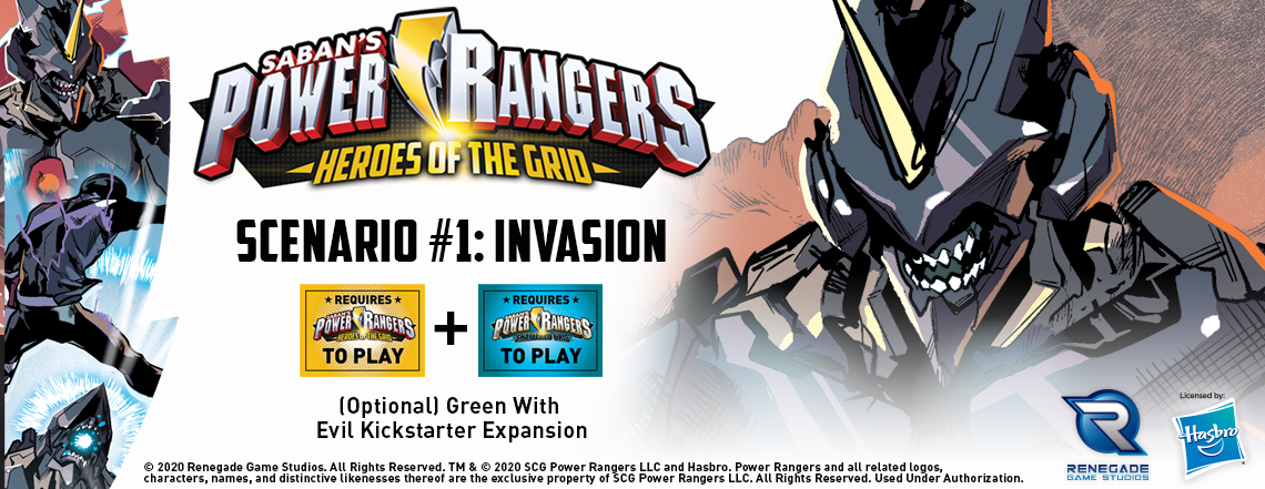 Power Rangers: Heroes of the Grid - Scenario #1 - Invasion - download it now !