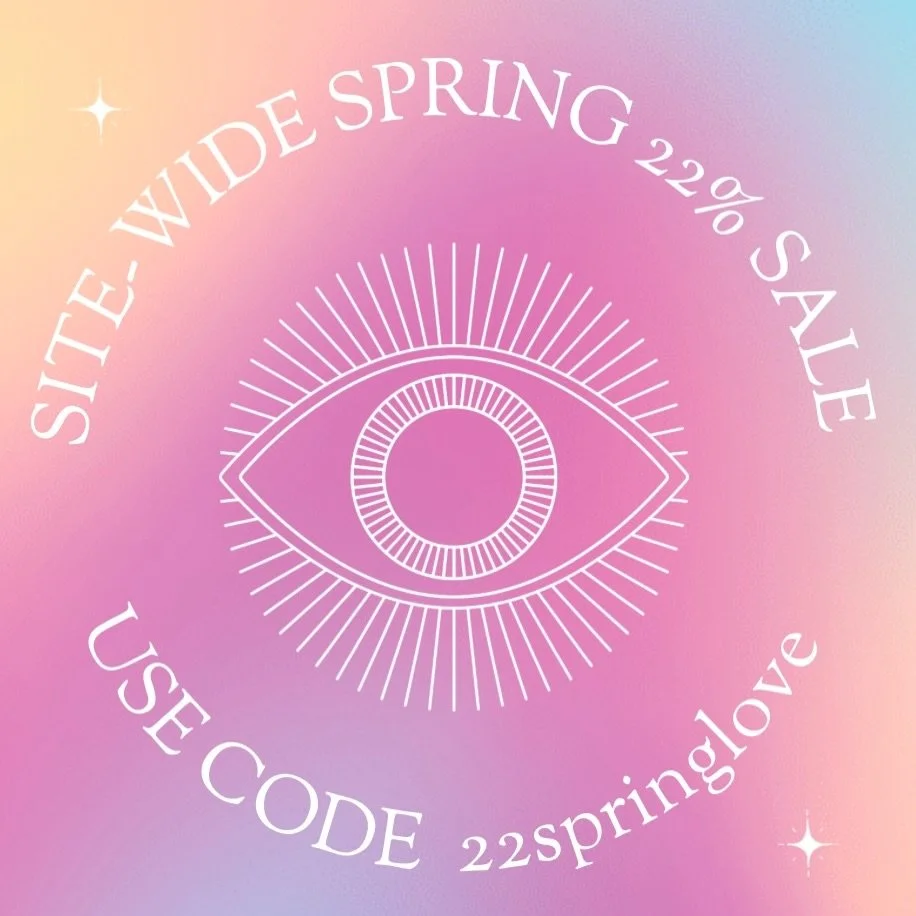 🌸WE ARE HAVING A SPRING SALE🌸🌷22% OFF SITE-WIDE with code 22SPRINGLOVE 🌷🪷NOW THROUGH MARCH 22nd 🪷 

May this spring bring us peace, joy, and harmony ~*~ 
🌸🌷🪷💖🌼🫶🏽