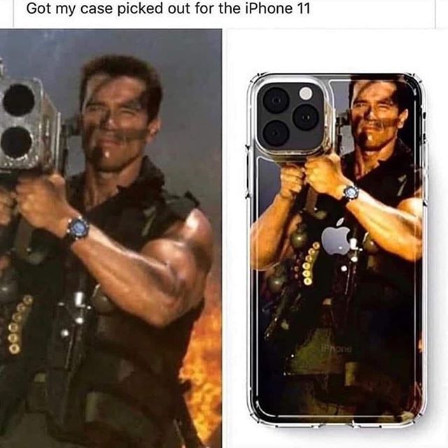 I don't have an iPhone but, if I could have this case, I would consider the switch 
#iphone #arnoldschwarzenegger #predator #terminator #kindergartencop #twins