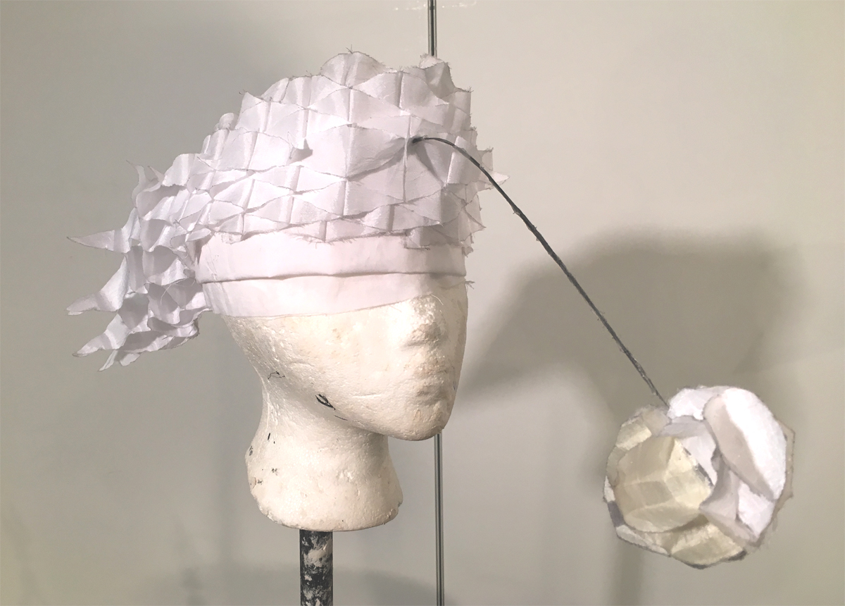 Compacting Headband with Fascinator