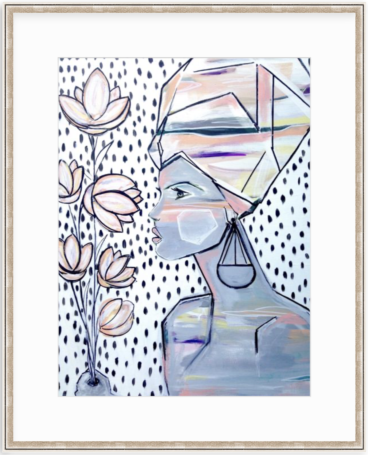 Custom Nefertiti print