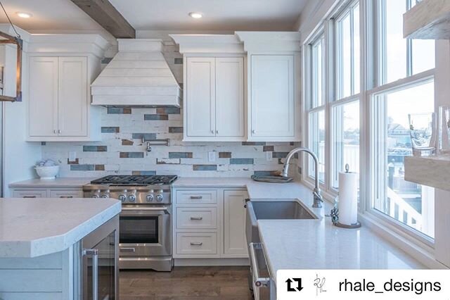 #Repost @rhale_designs with @get_repost
・・・
I'm a huge fan of the classic little beach cottage and all of the charm that comes along with that. This client wanted all of those warm &amp; inviting cozy feels in their brand new, bay front construction.