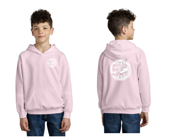 Youth Fleece Hoodie Pink