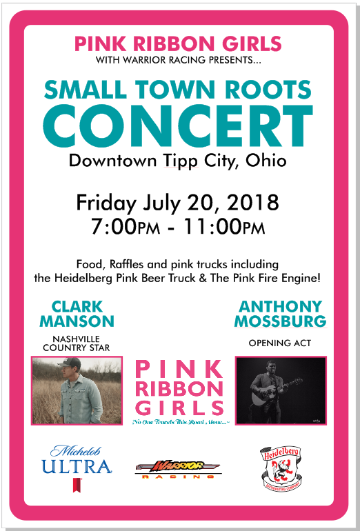 Small Town Roots Concert w/ Clark Manson - Tipp City, OH