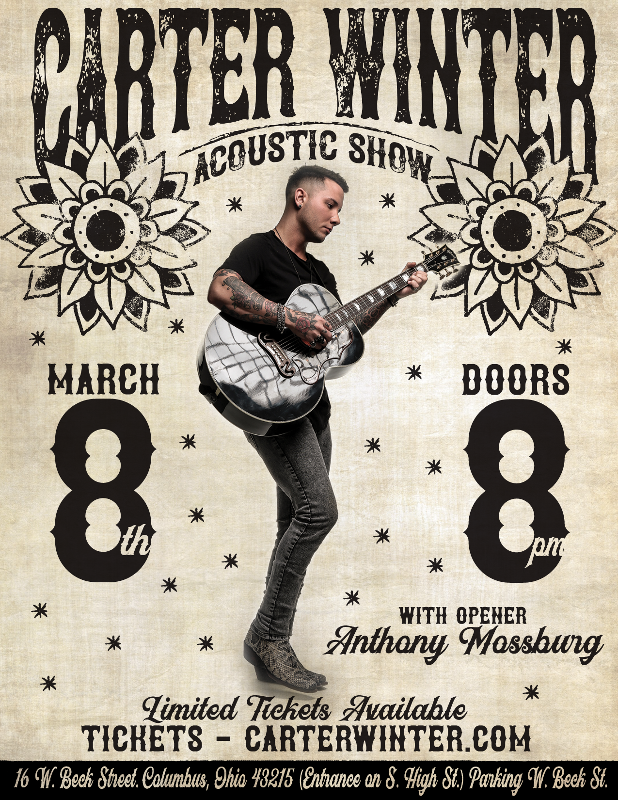 Carter Winter Acoustic Show - Columbus, OH