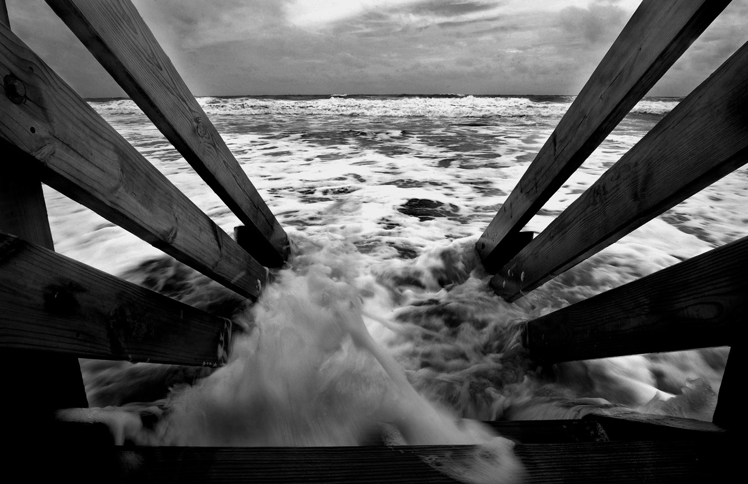 Gustav Sits Off The Coast
