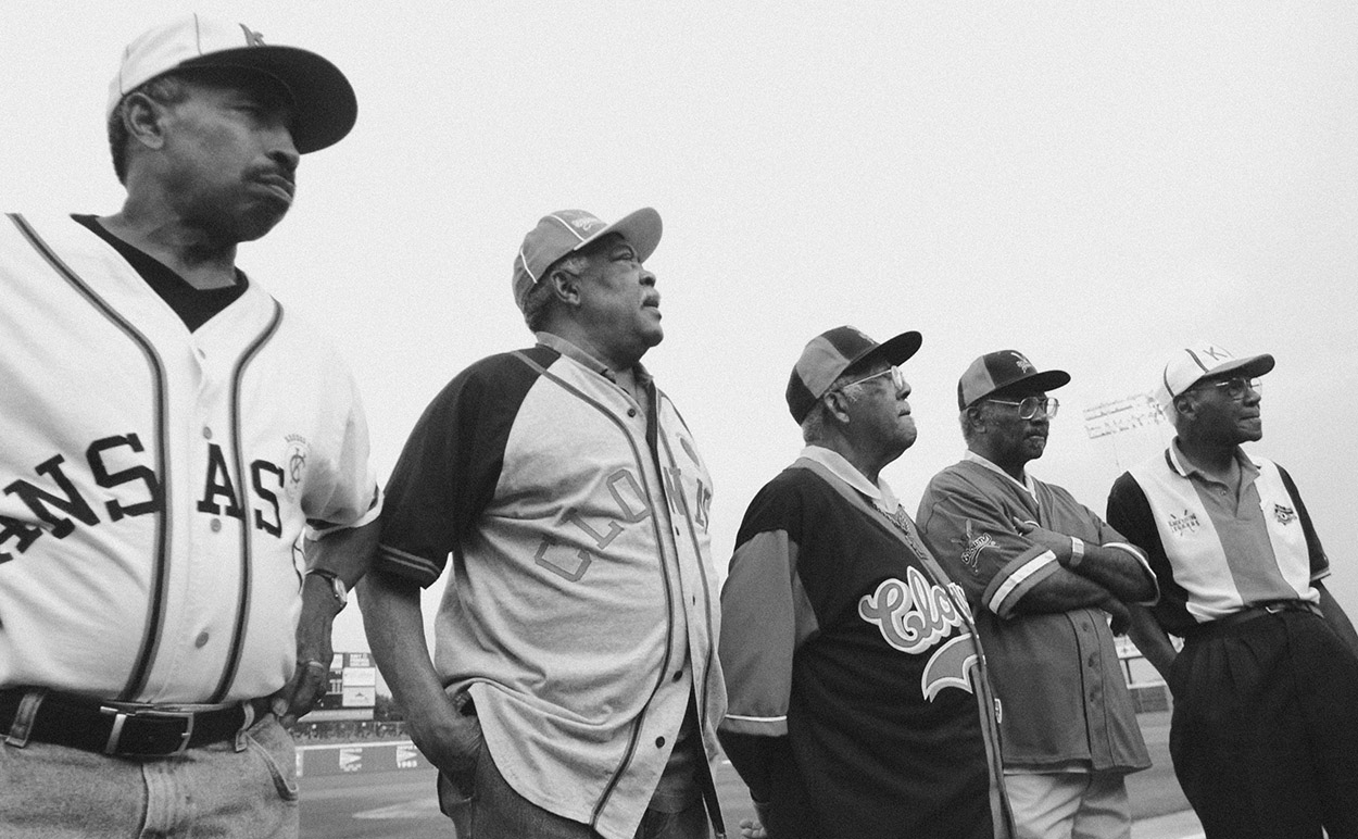 The city of Norfolk Virginia and the Norfolk Tides sponsored a salute to the Negro Leagues. Five men, four local who played in the legendary leagues were on hand.