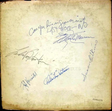 Own a Copy of The Beatles - White Album, Signed By Manson