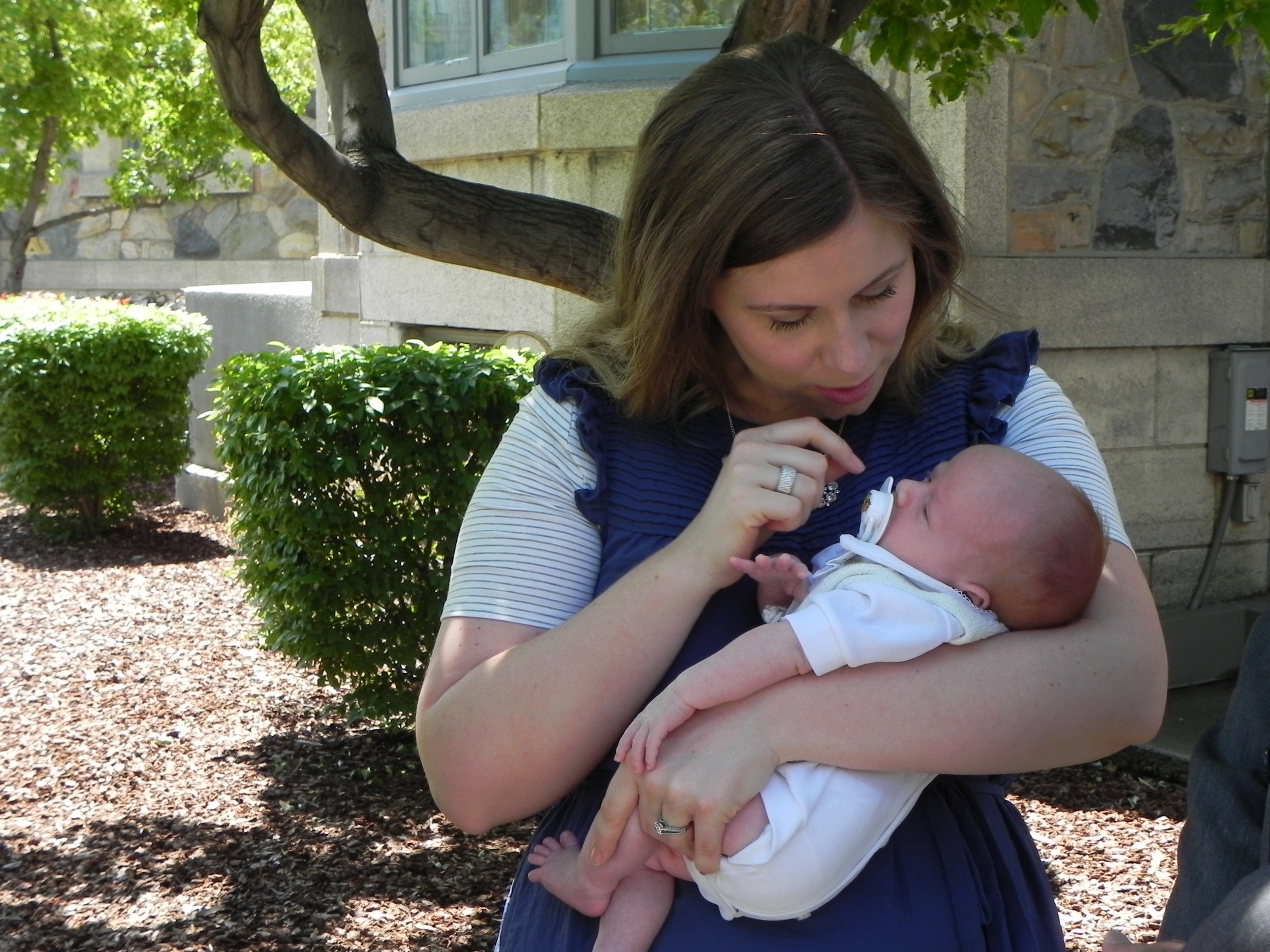 Mama and her sweet boy