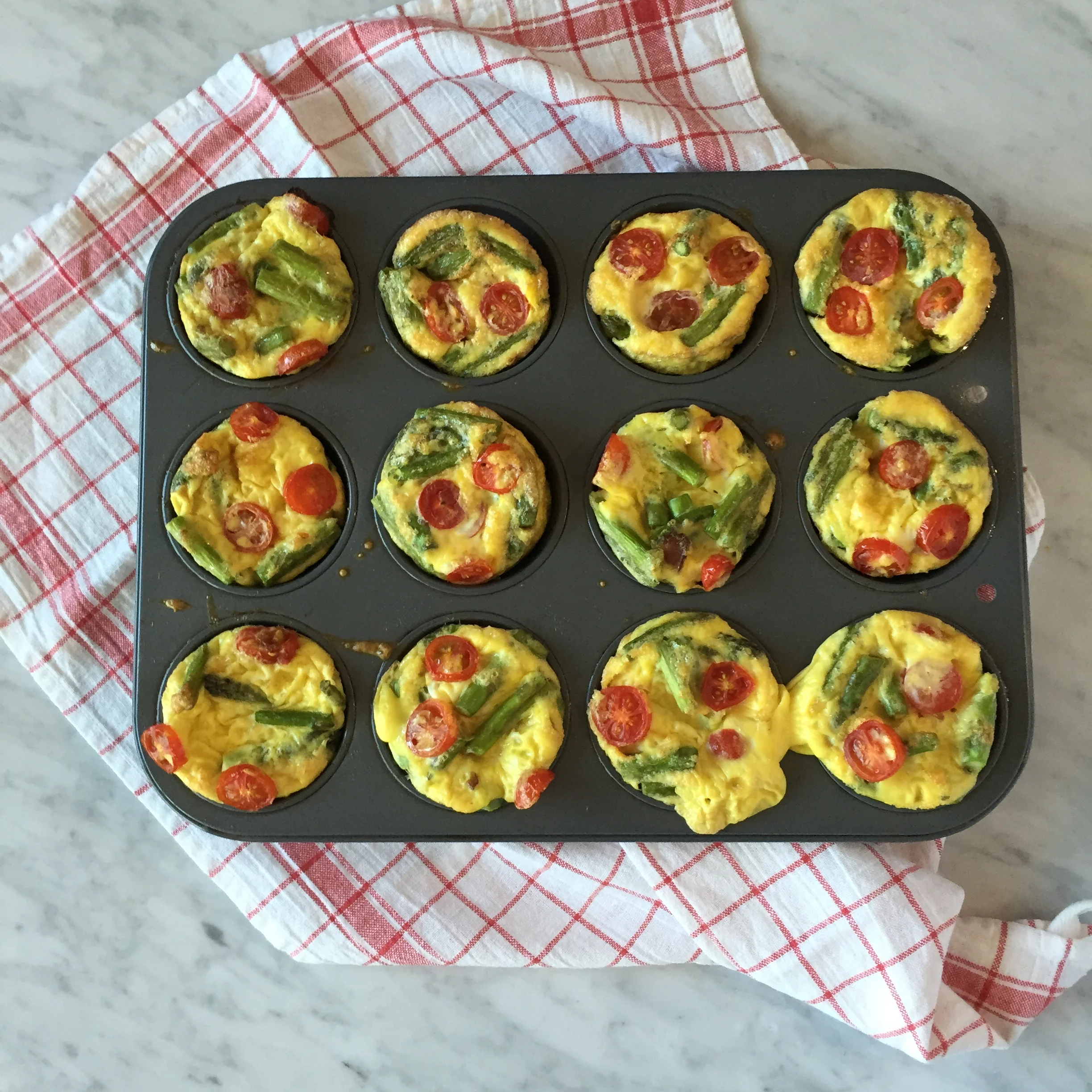 Asparagus & Bacon Egg Muffins