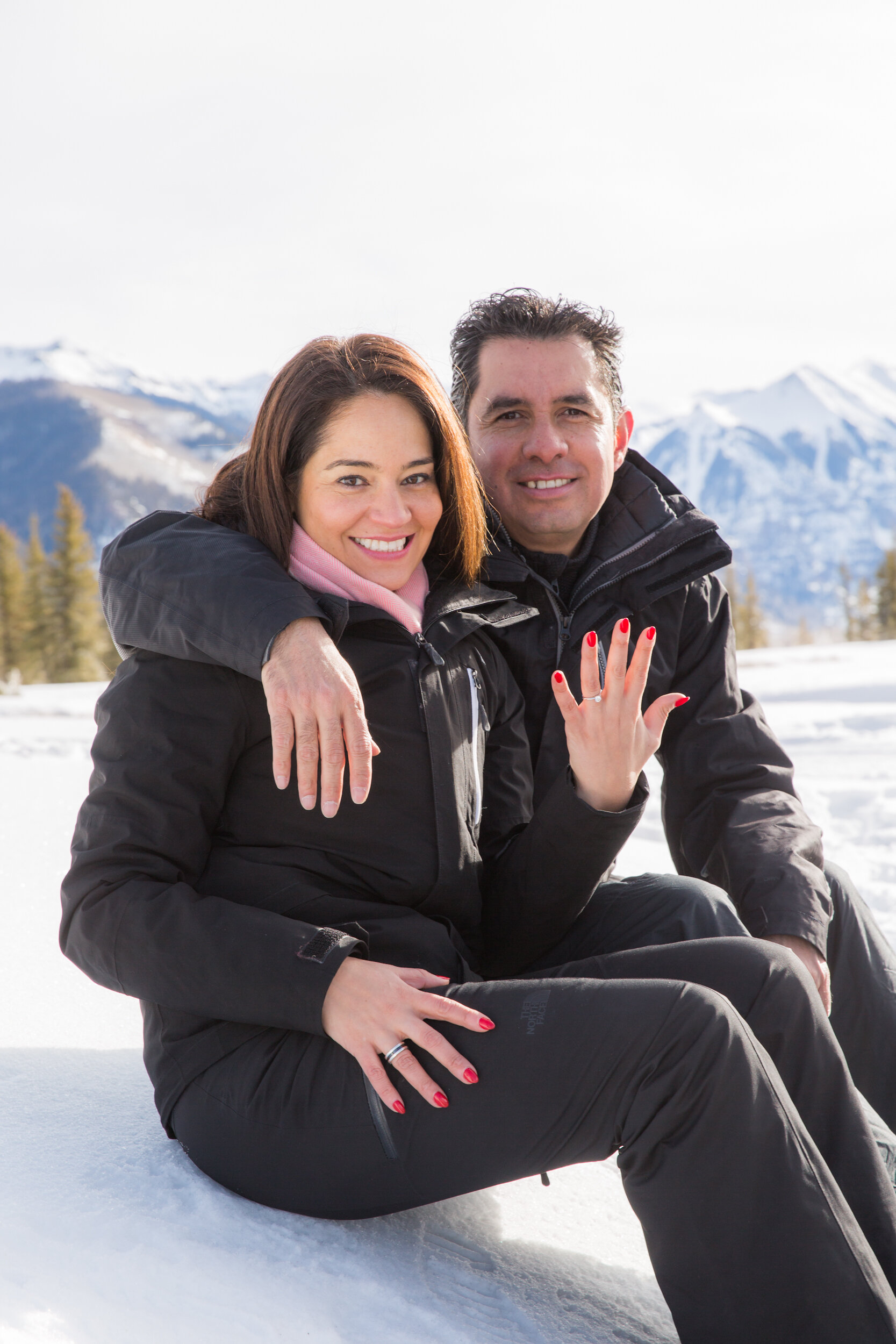 Telluride Engagement Photography - Winter Proposal 1