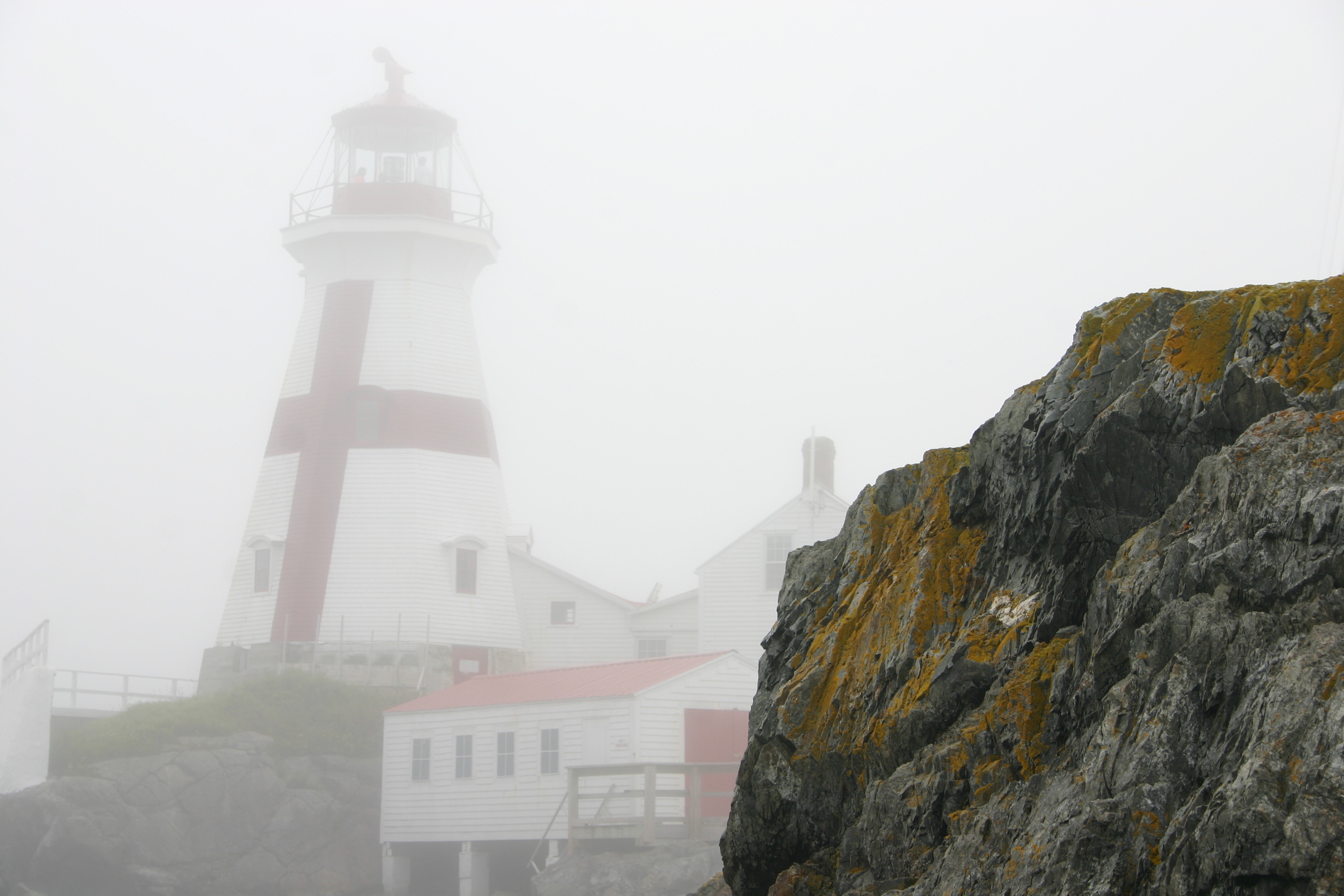 East Quoddy Head Lighthouse, Passamaquoddy Bay, Campobello Island, on the south coast of New Brunswick